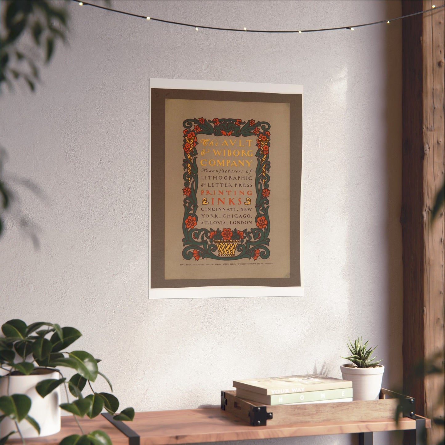 The Ault & Wiborg company - Public domain dedication image High Quality Matte Wall Art Poster for Home, Office, Classroom