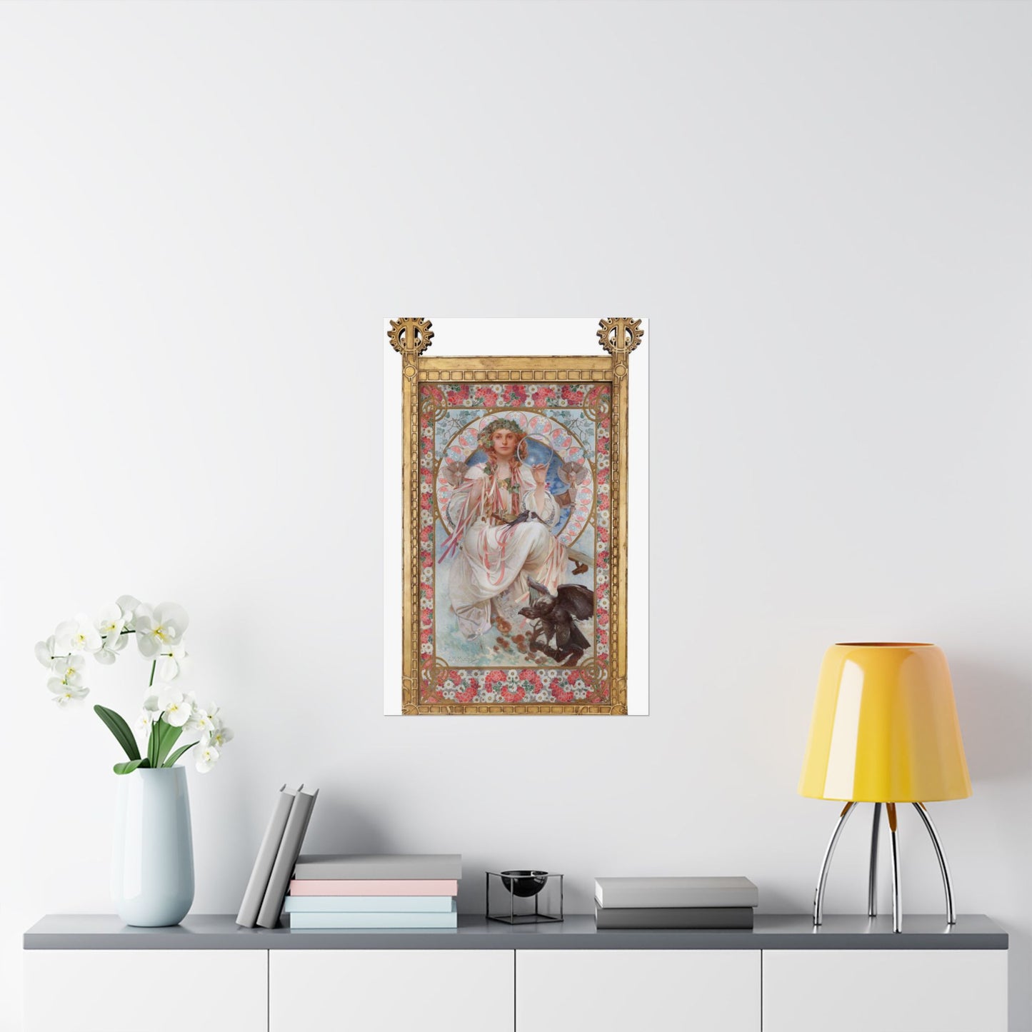 SlaviaMucha - Public domain dedication image High Quality Matte Wall Art Poster for Home, Office, Classroom