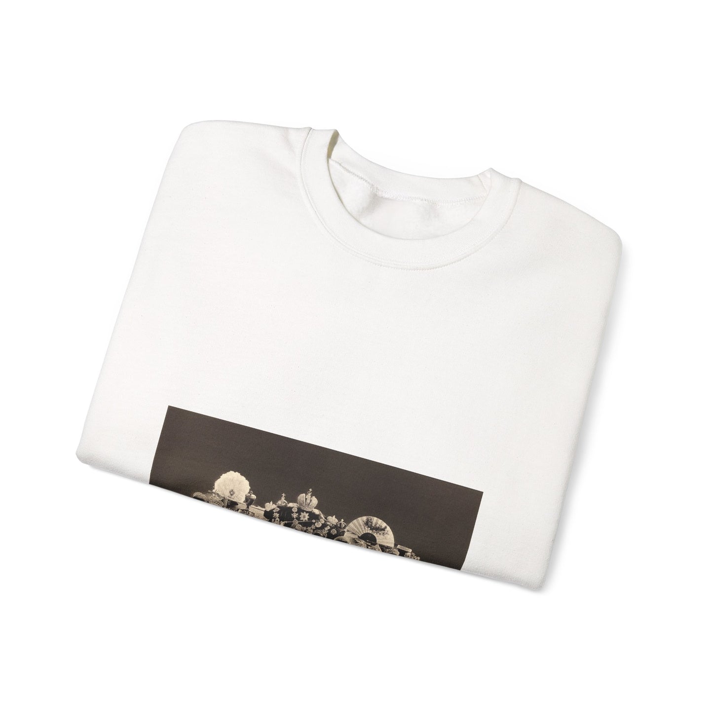 Jewels of the House of the Romanovs.Catalog of Academician A. Fersman. White Heavy Blend Adult Crew Neck SweatShirt