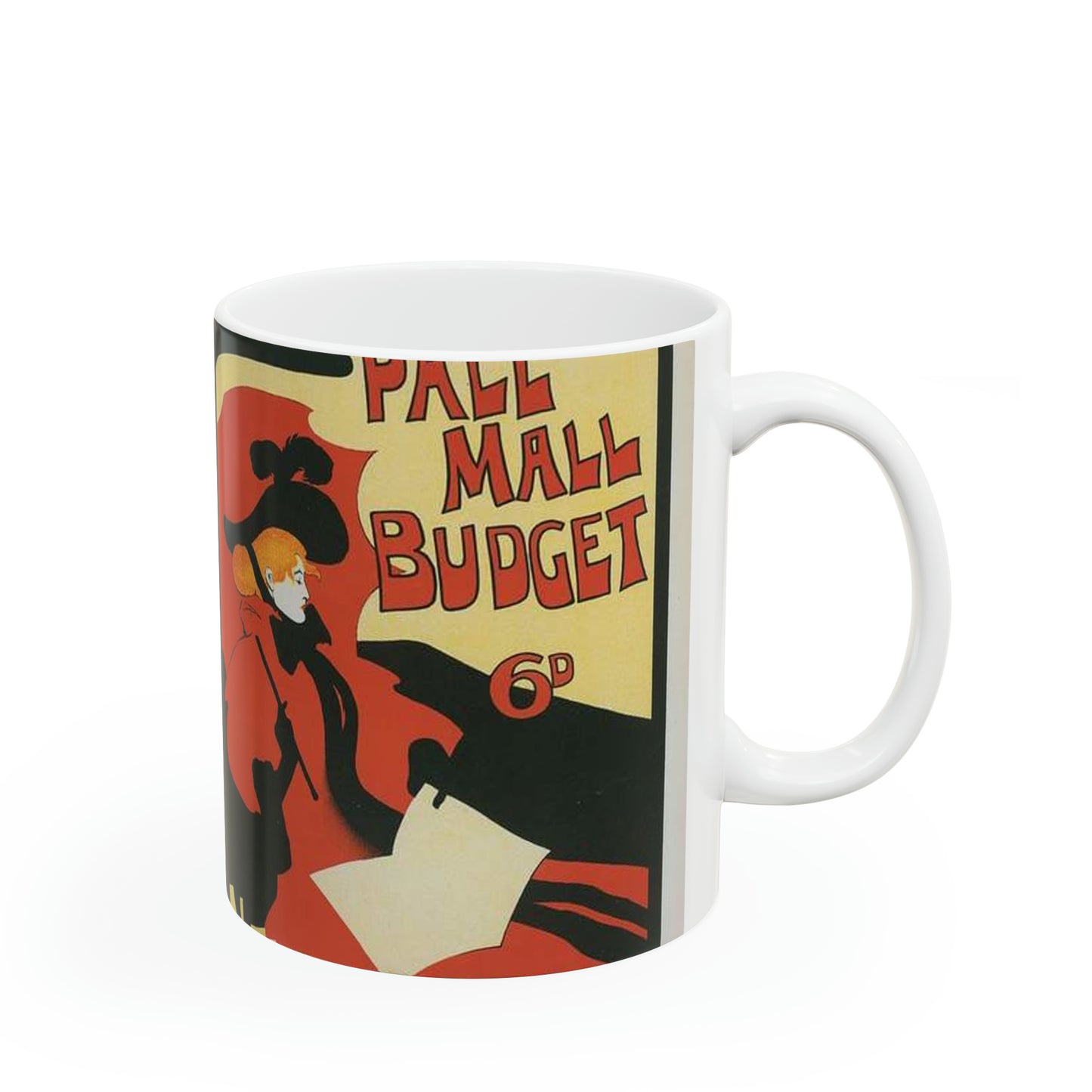 Affiche anglaise pour la revue hebdomadaire "Illustrated Pall Mall Budget". Beautiful Novelty Ceramic Coffee Mug 11oz