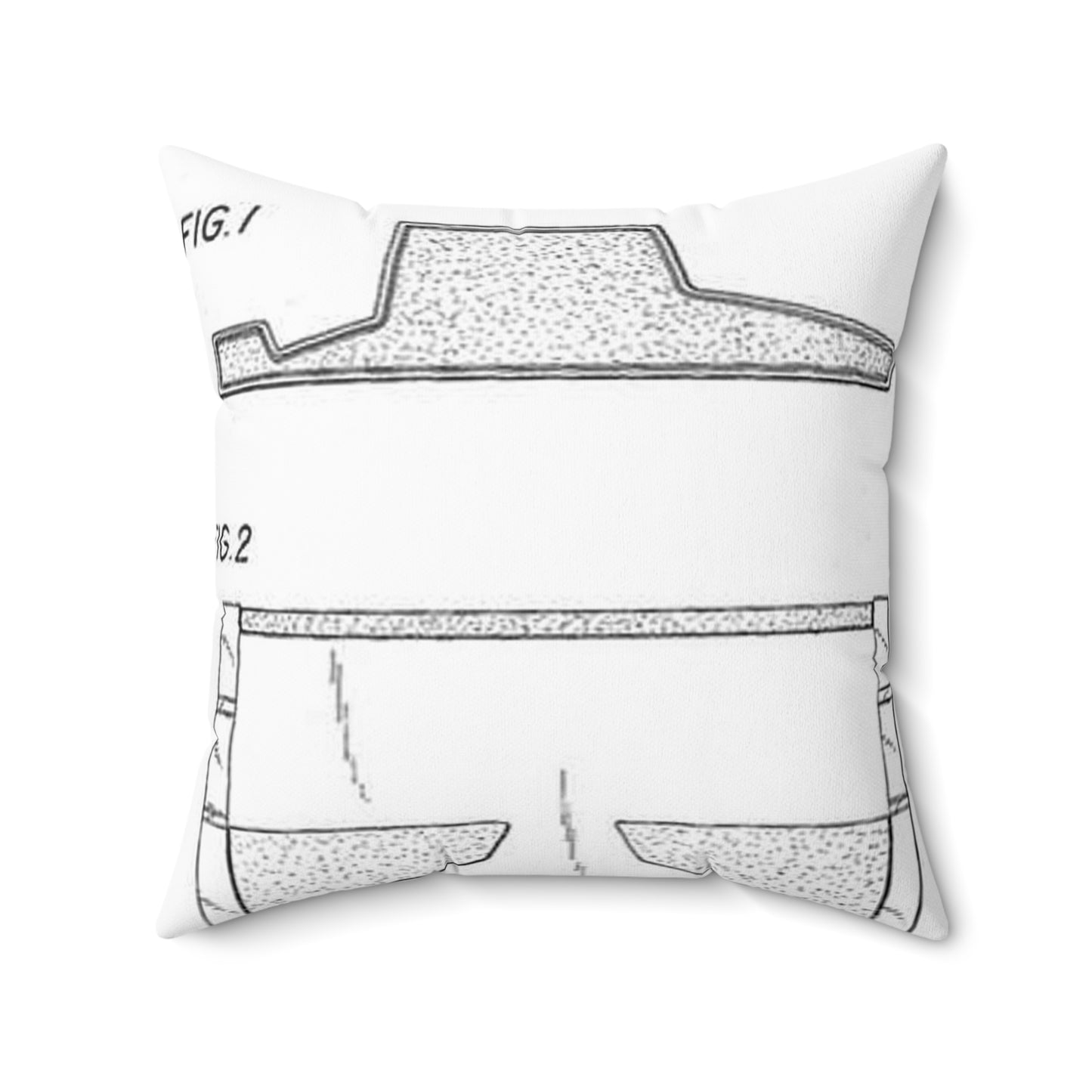 Patent drawing - Olympia-Traveller - . Public domain image Decorative Accent Square Pillow