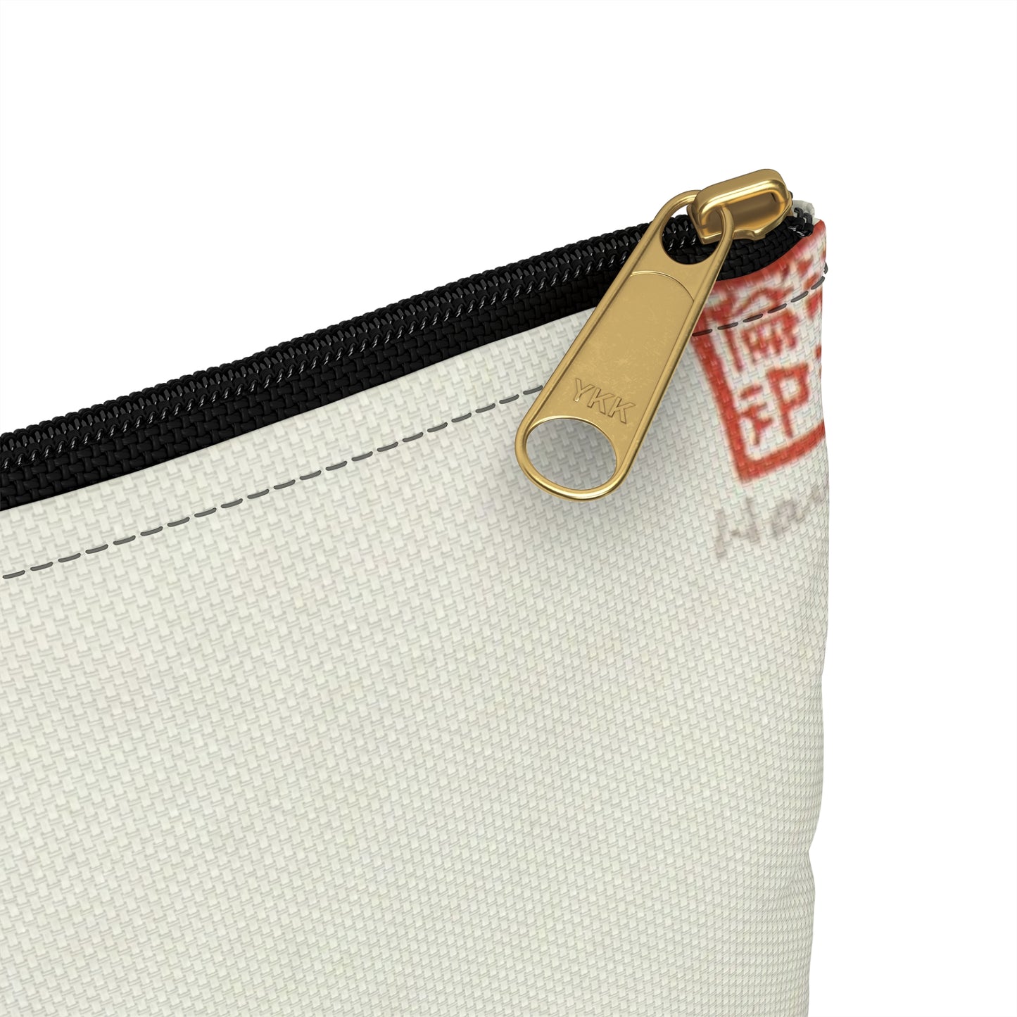 Artwork: "Student," China, 1945- Artist: John G. Hanlen Large Organizer Pouch with Black Zipper