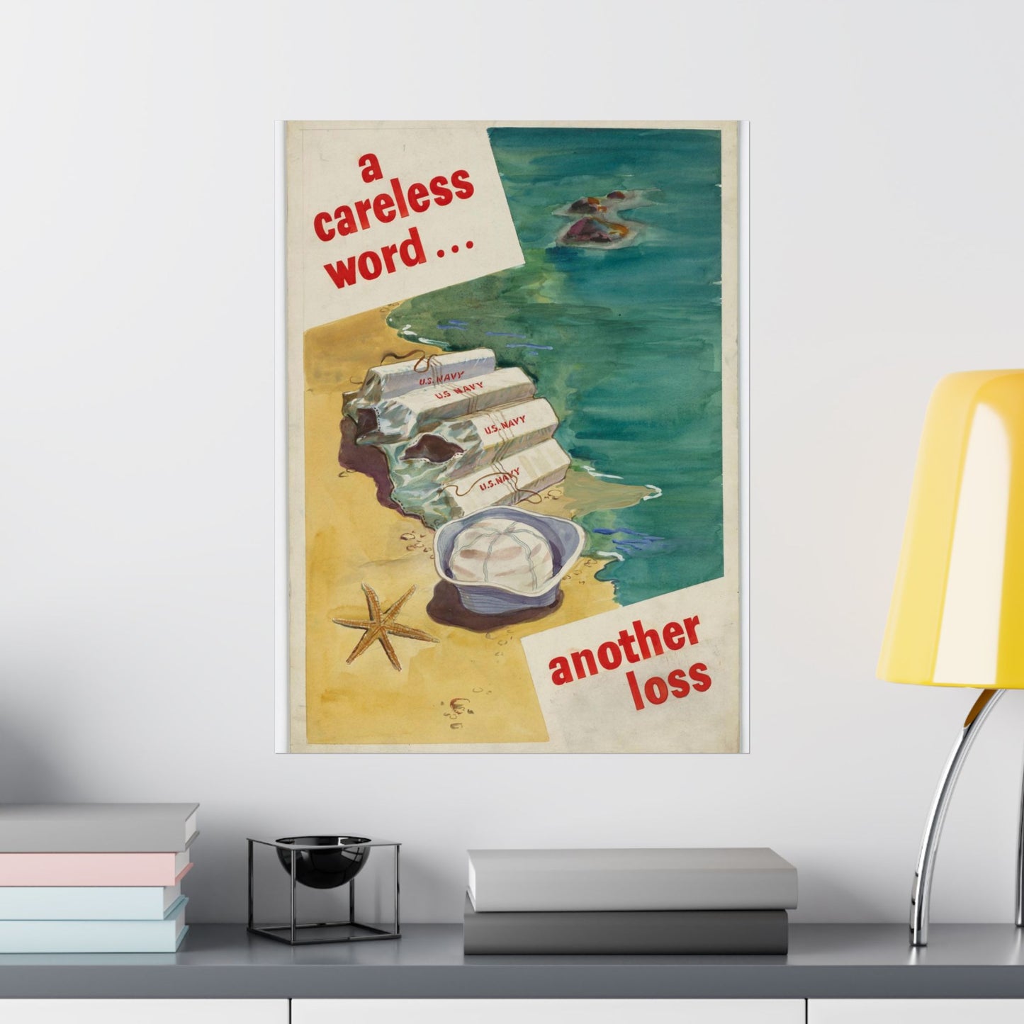 A Careless Word... Another Loss High Quality Matte Wall Art Poster for Home, Office, Classroom