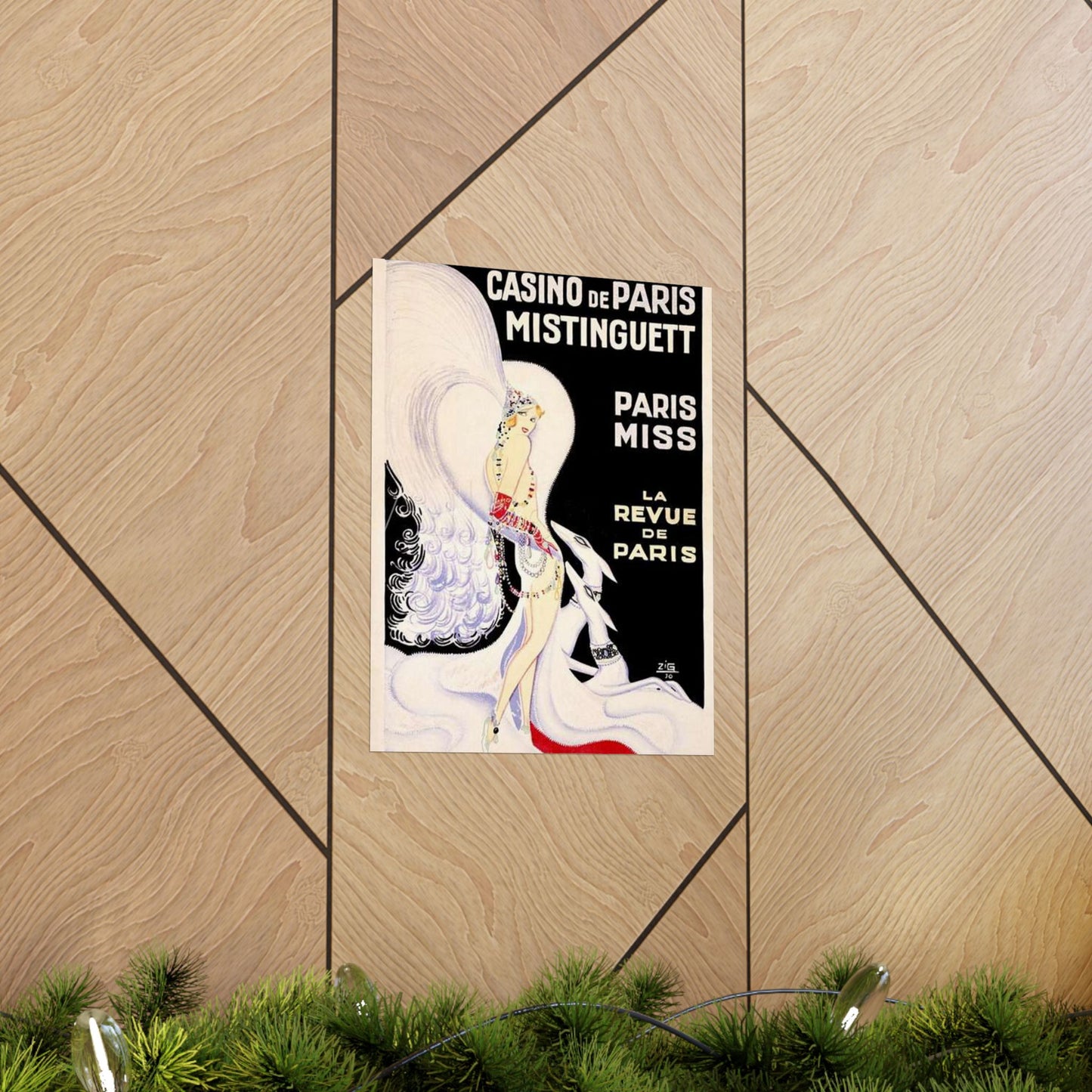 Louis Gaudin - La Revue de Paris 1930 High Quality Matte Wall Art Poster for Home, Office, Classroom