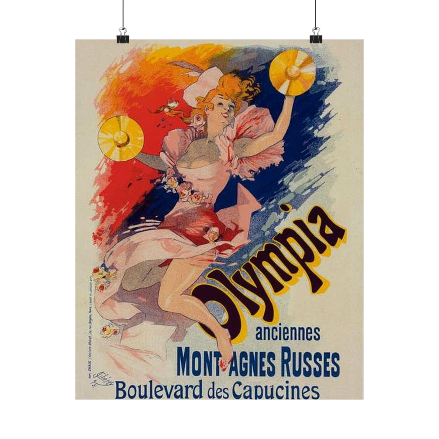 Affiche pour "Olympia". - Art nouveau public domain poster High Quality Matte Wall Art Poster for Home, Office, Classroom