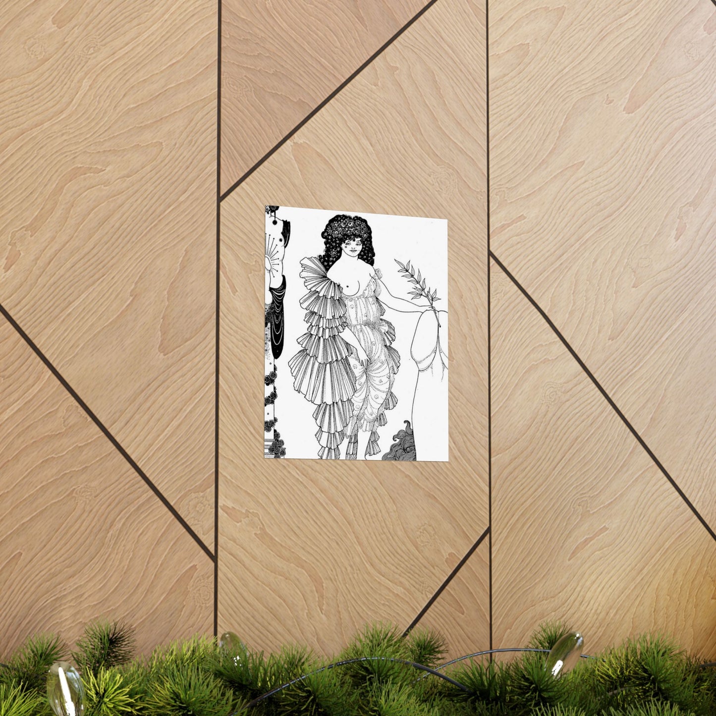 Lysistrata - Public domain botanical illustration High Quality Matte Wall Art Poster for Home, Office, Classroom