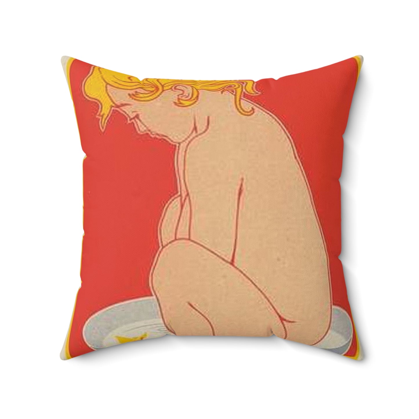 Affiche belge pour le "Savon Starlight". Decorative Accent Square Pillow