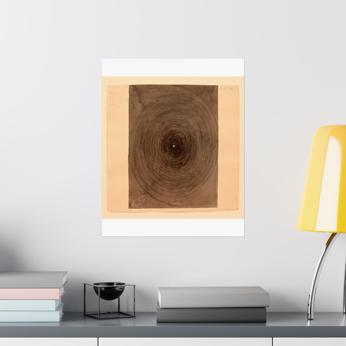 Hilma af Klint - 1916 - No 1 From The Parsifal Series High Quality Matte Wall Art Poster for Home, Office, Classroom