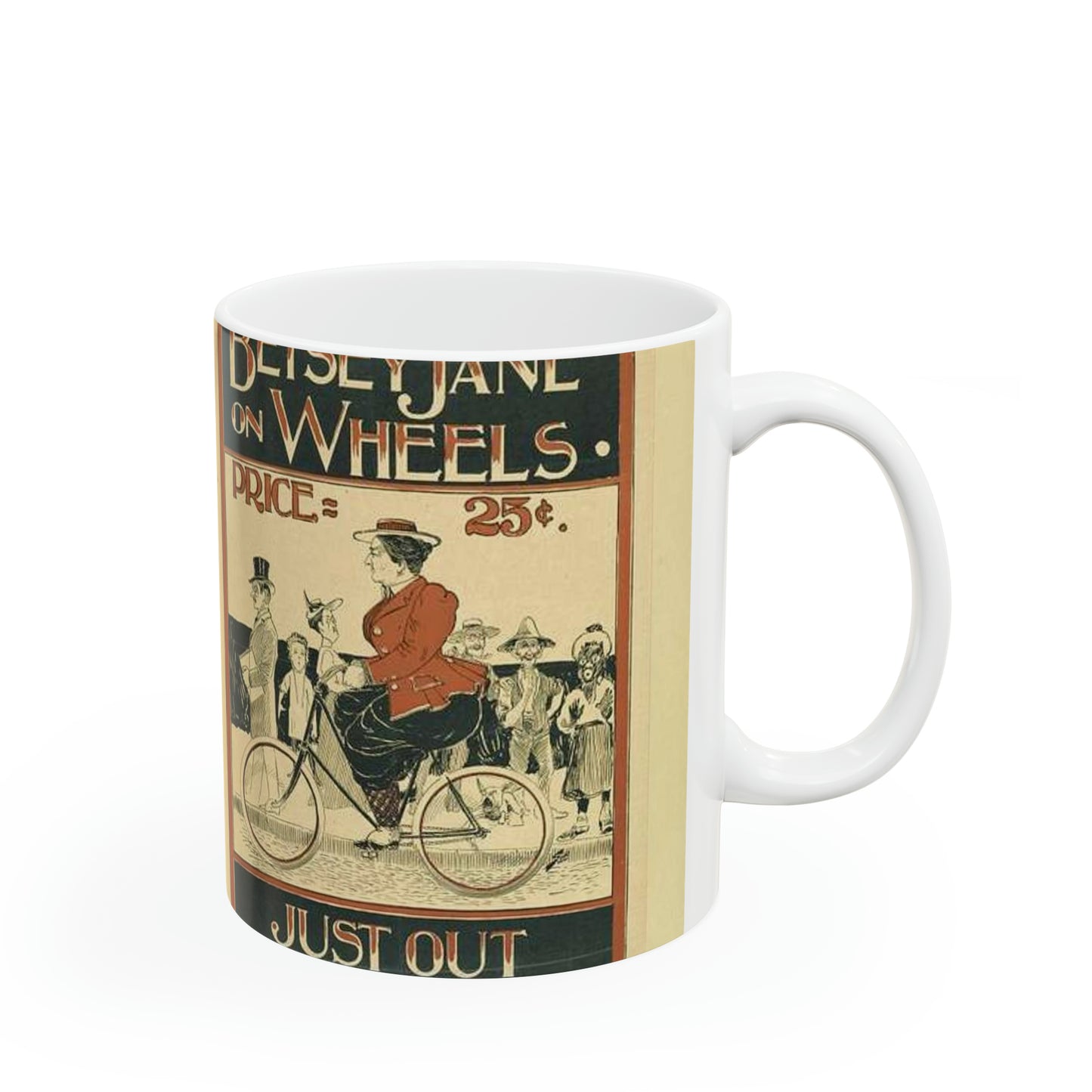 Picryl description: Public domain image of byciclyst, bike, bicycle wheel, sport event, free to use, no copyright restrictions. Beautiful Novelty Ceramic Coffee Mug 11oz