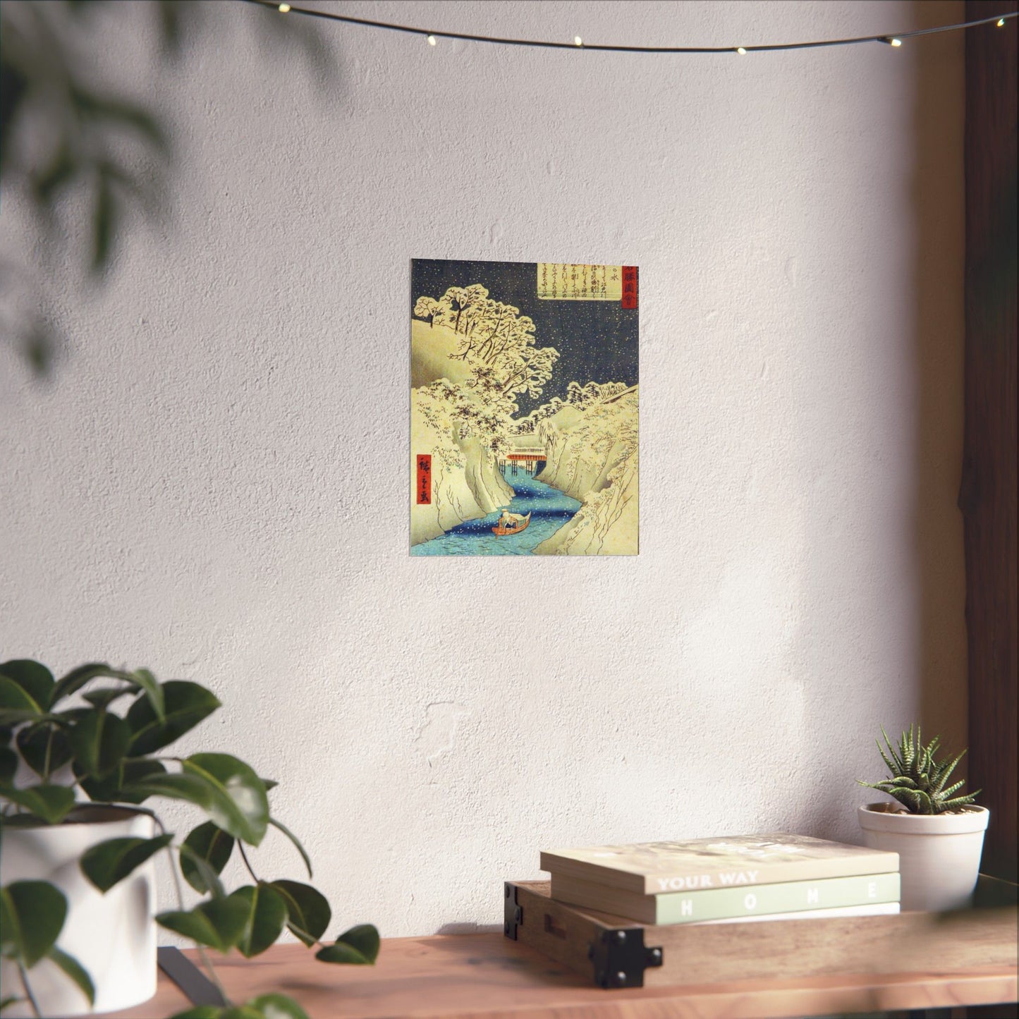 Utagawa Hiroshige - Ochanomizu (5765898008) High Quality Matte Wall Art Poster for Home, Office, Classroom