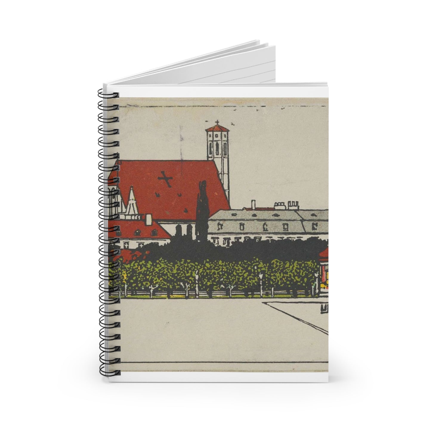 Vienna- Minorite Church (Wien- Die Minoriten Kirche) MET DP844339 Spiral Bound Ruled Notebook with Printed Cover