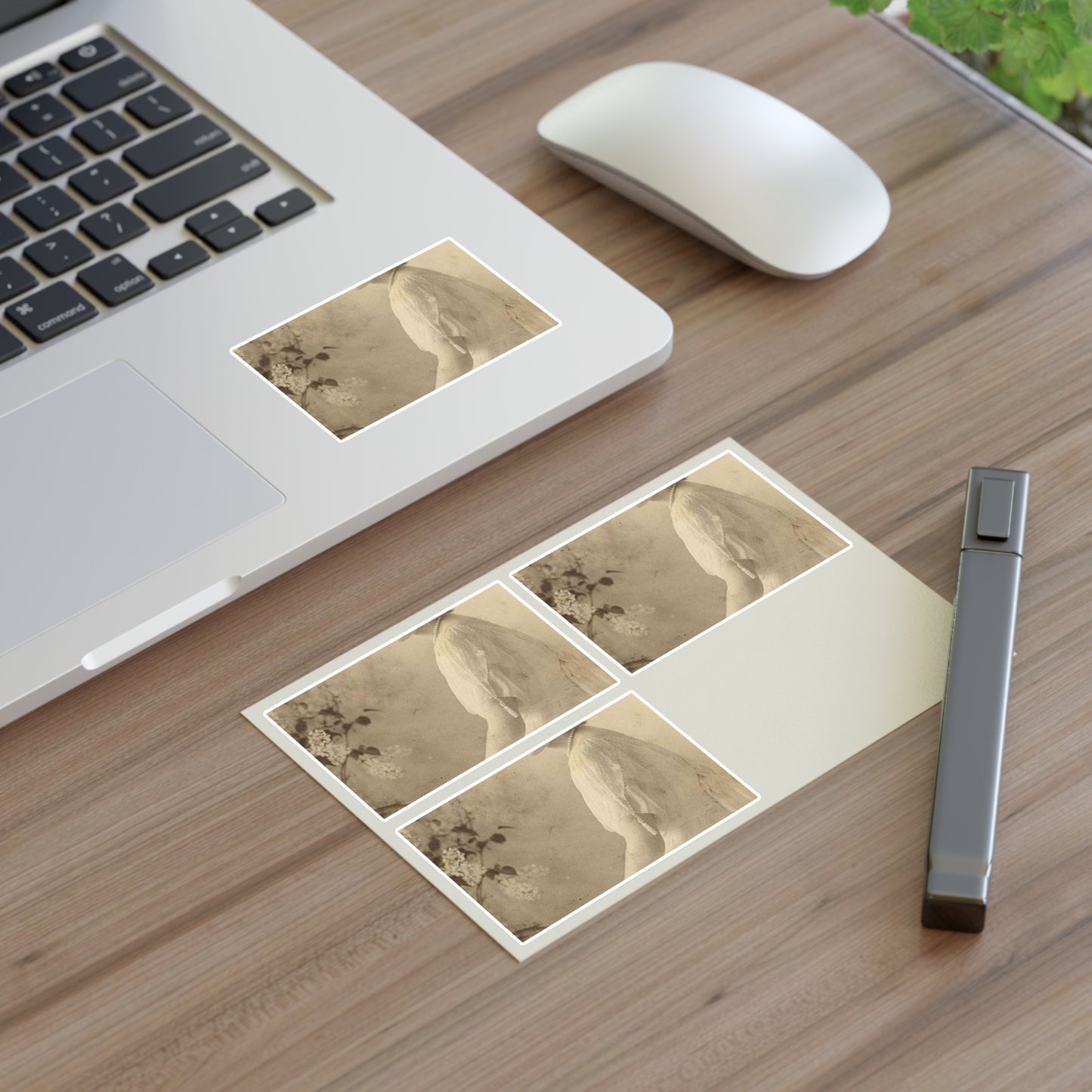 Tatyana Nikolaevna 1914 - Public domain portrait print Laminated UV Protective Vinyl Stickers