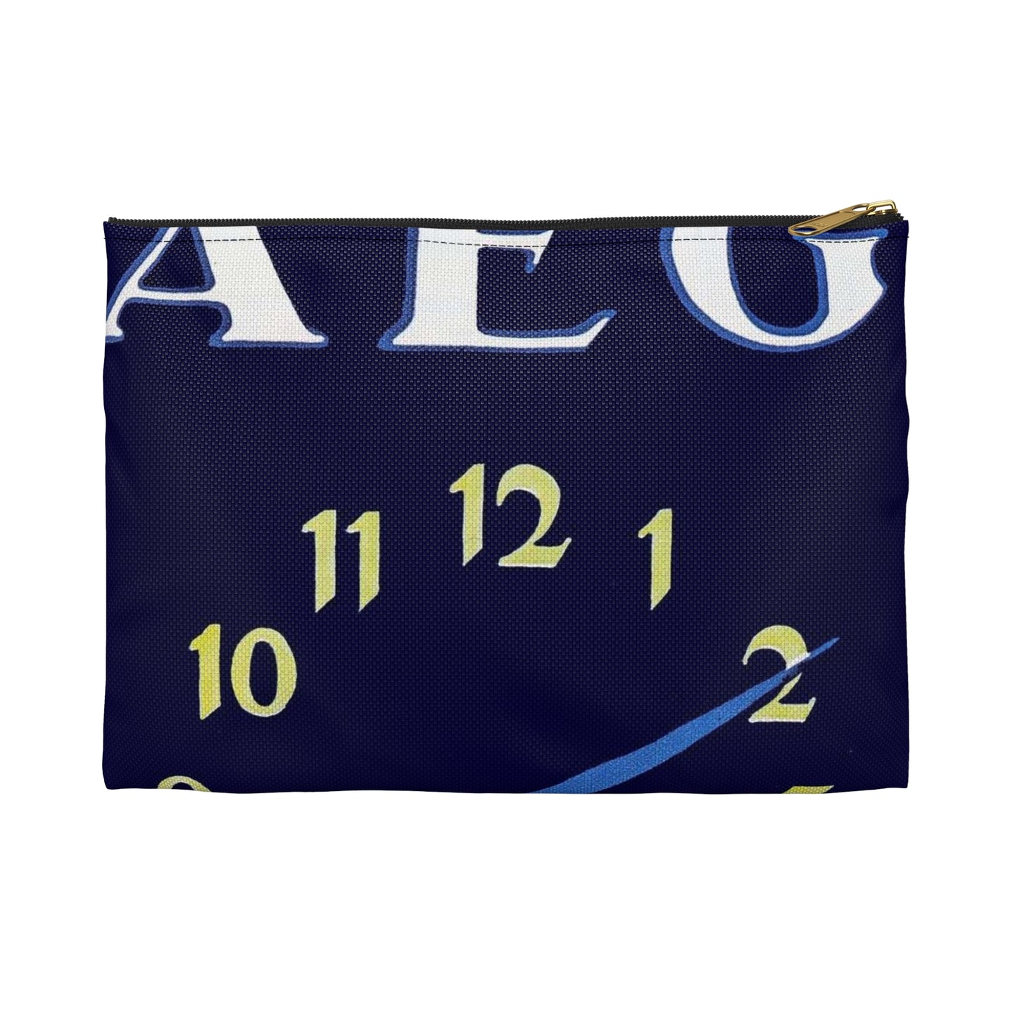 Advertisement Poster: 118aeg - Art Deco public domain image Large Organizer Pouch with Black Zipper