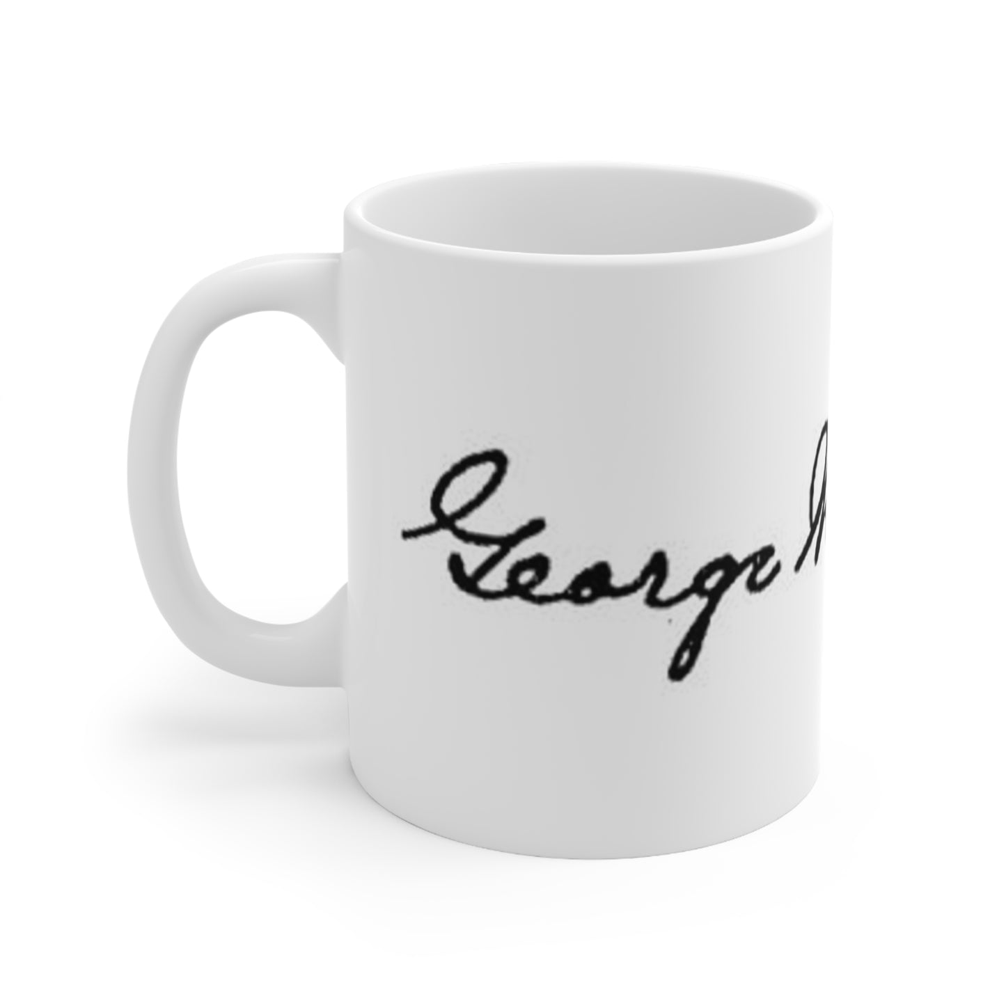 Patent drawing - George Westinghouse signature - . Public domain image Beautiful Novelty Ceramic Coffee Mug 11oz