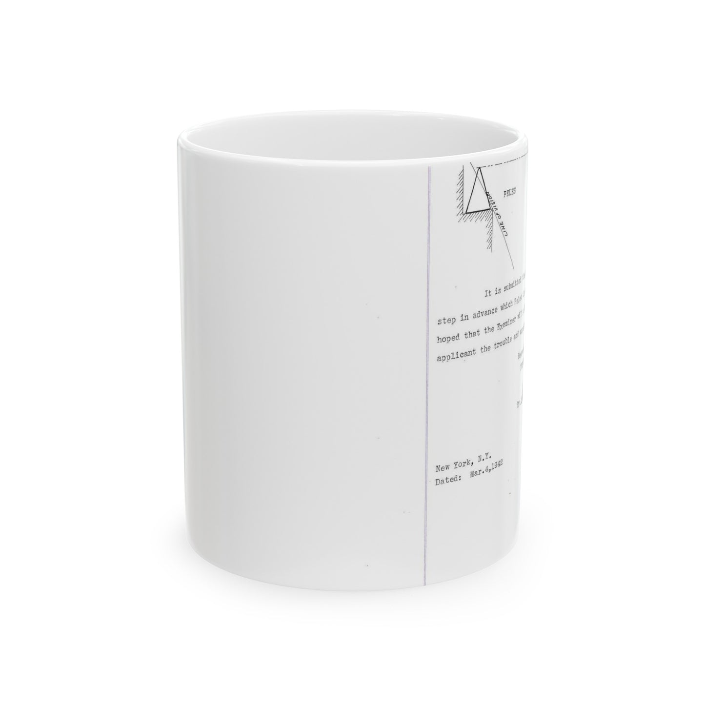 Patent Case File No. 2,298,194, Birdproofing, Inventor- Frederick W. Caldwell. - DPLA - 74c301010ed26c59dcbf62dd3cb26c47 (page 52) Beautiful Novelty Ceramic Coffee Mug 11oz