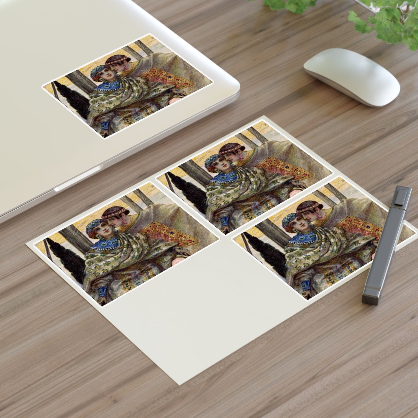 Sergey Solomko 021 - Art nouveau public domain image Laminated UV Protective Vinyl Stickers