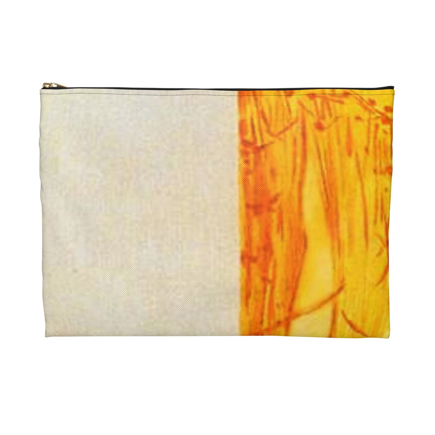 Kirchner - from-arcadia - Art nouveau public domain image Large Organizer Pouch with Black Zipper