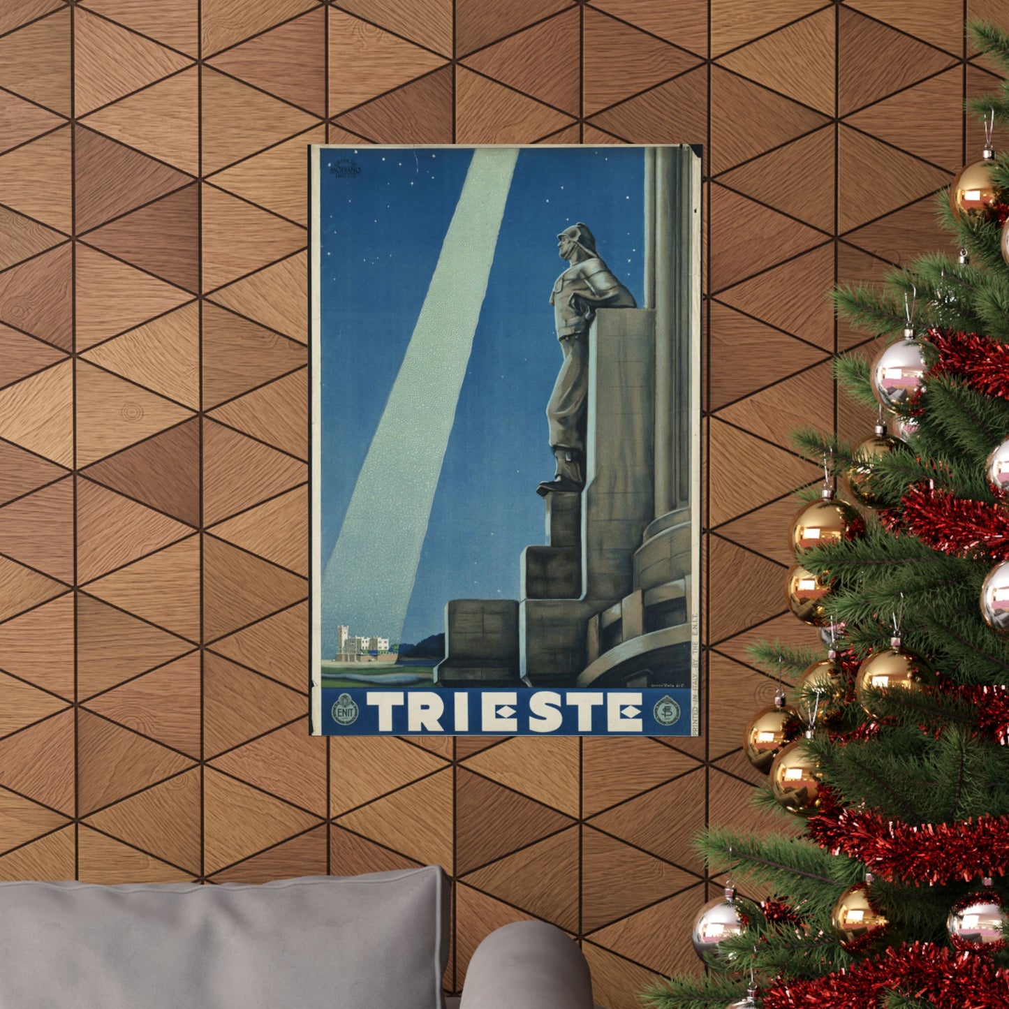 Trieste. Vintage Travel Posters, 1920s-1930s High Quality Matte Wall Art Poster for Home, Office, Classroom