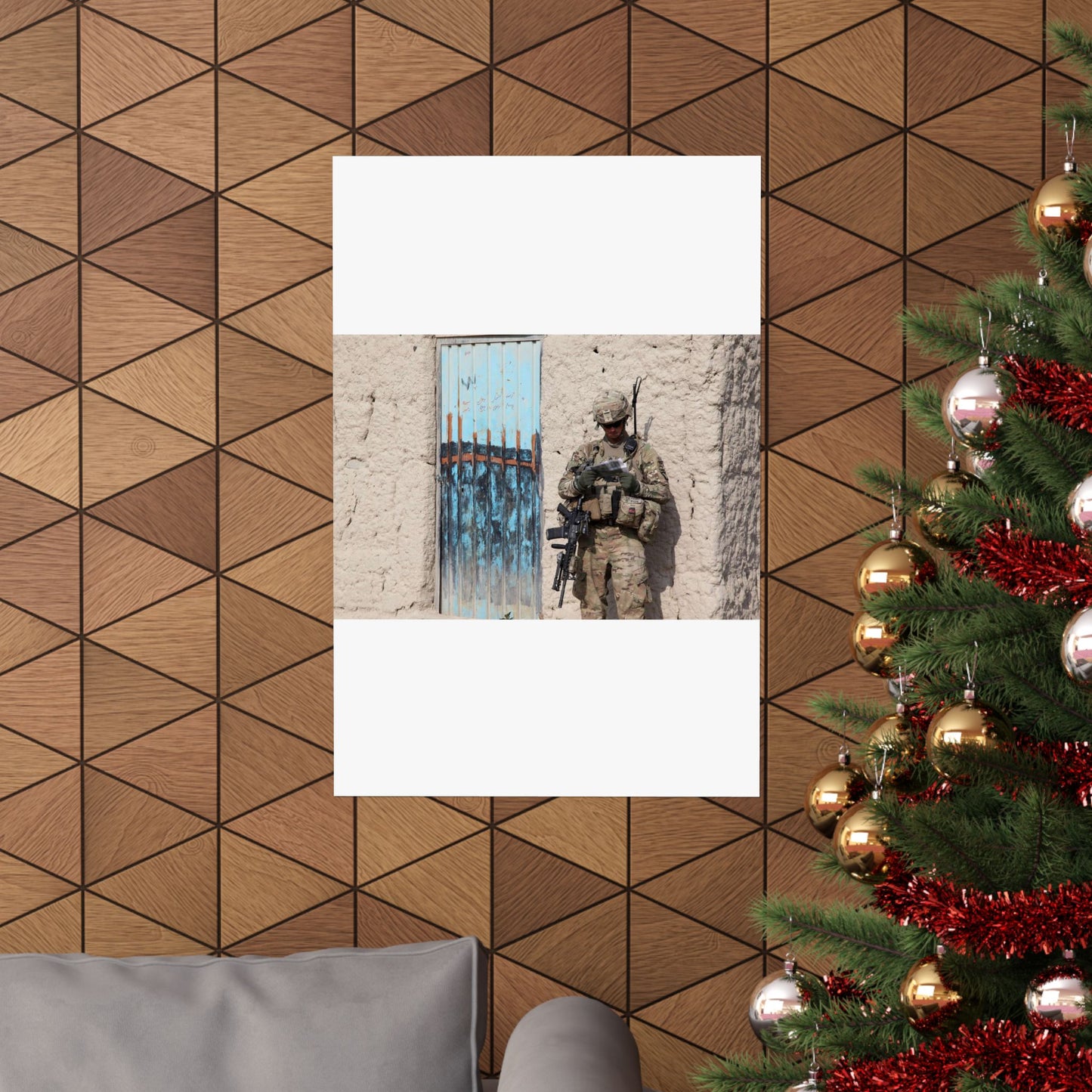 U.S. Army Sgt. Keith Keller, a combat engineer assigned High Quality Matte Wall Art Poster for Home, Office, Classroom