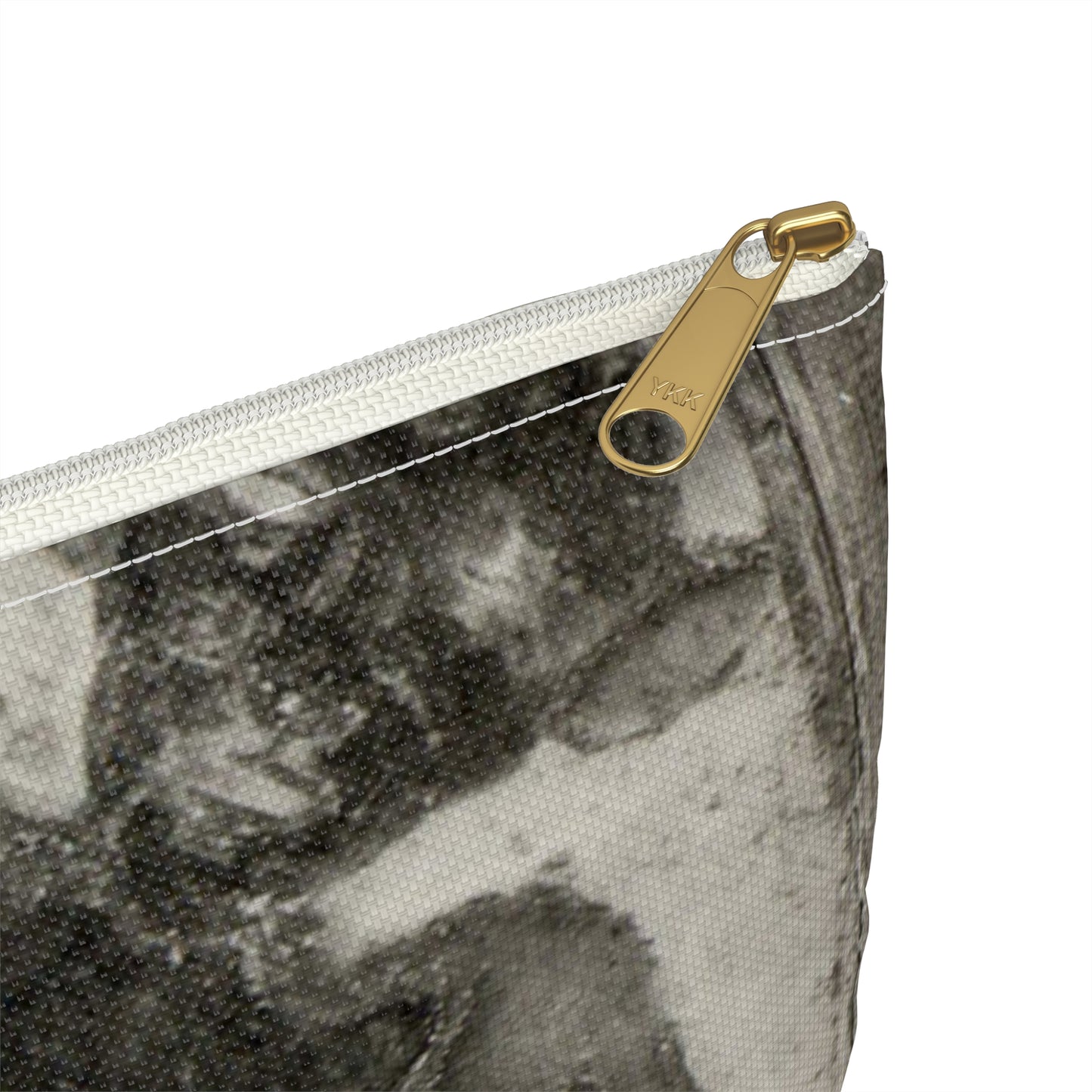 Three Tiles, 14th century - Public domain dedication museum photo Large Organizer Pouch with Black Zipper