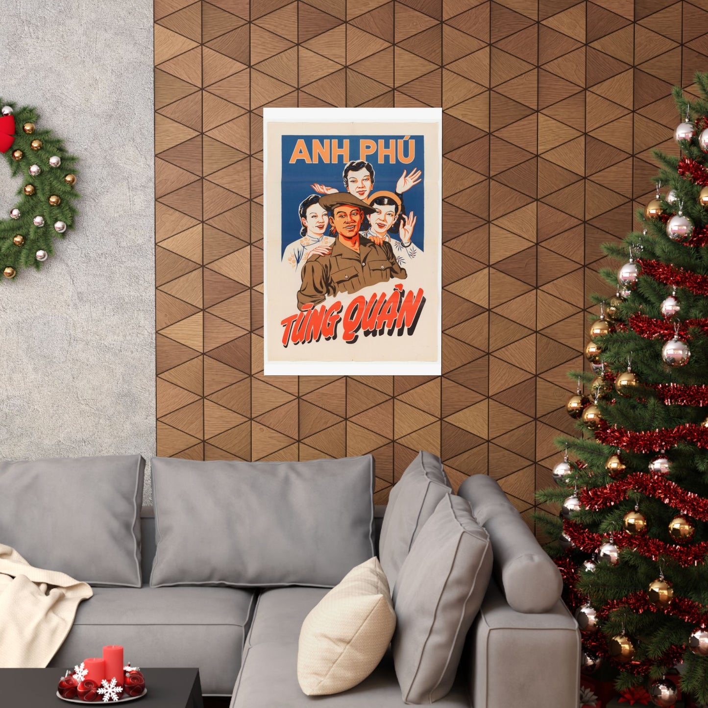 Viet Poster #5, Cold War American Propaganda poster High Quality Matte Wall Art Poster for Home, Office, Classroom