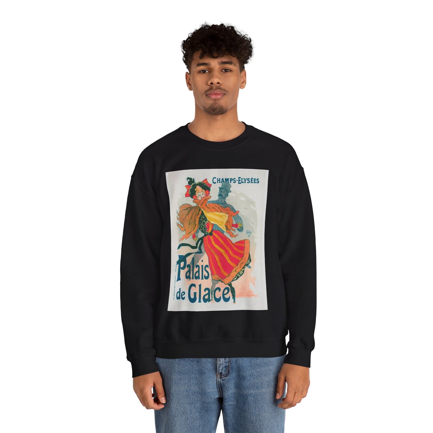Nouvelle affiche pour le "Palais de Glace". Black Heavy Blend Adult Crew Neck SweatShirt