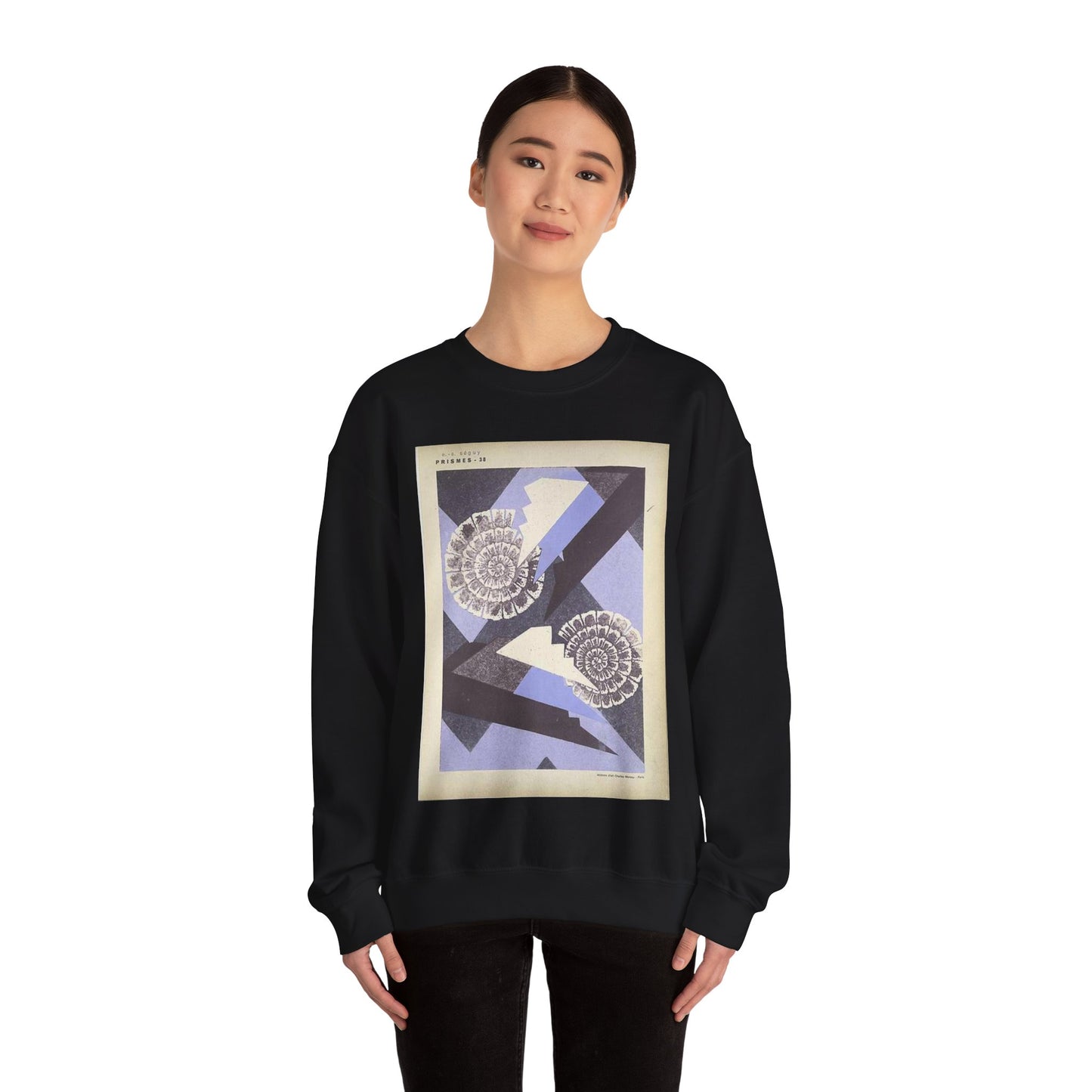 Prismes - EA Séguy - 1933 - page 40 Black Heavy Blend Adult Crew Neck SweatShirt