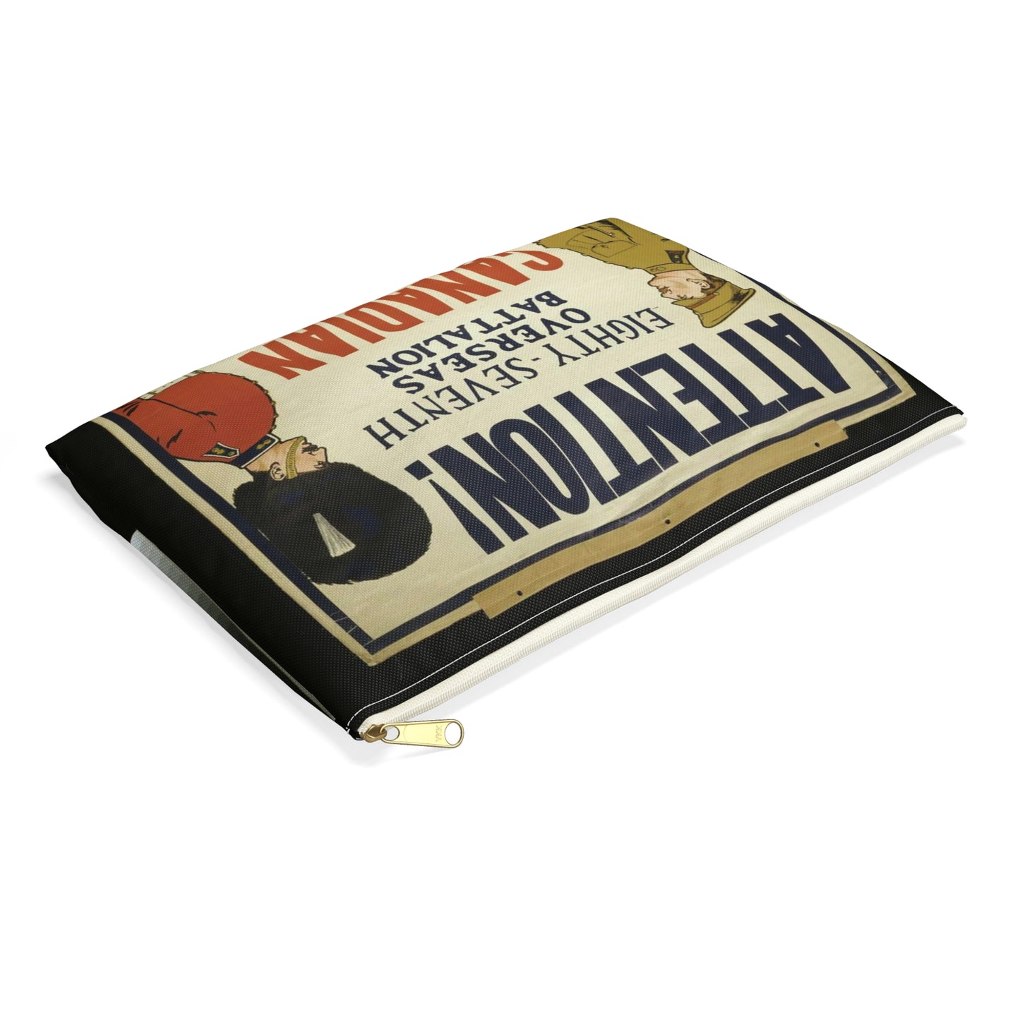Attention! ... Canadian Grenadier Guards now recruiting Large Organizer Pouch with Black Zipper