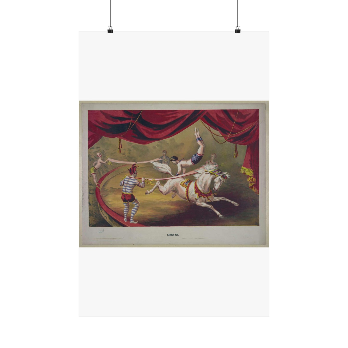 Banner act - Print, Library of Congress collection High Quality Matte Wall Art Poster for Home, Office, Classroom