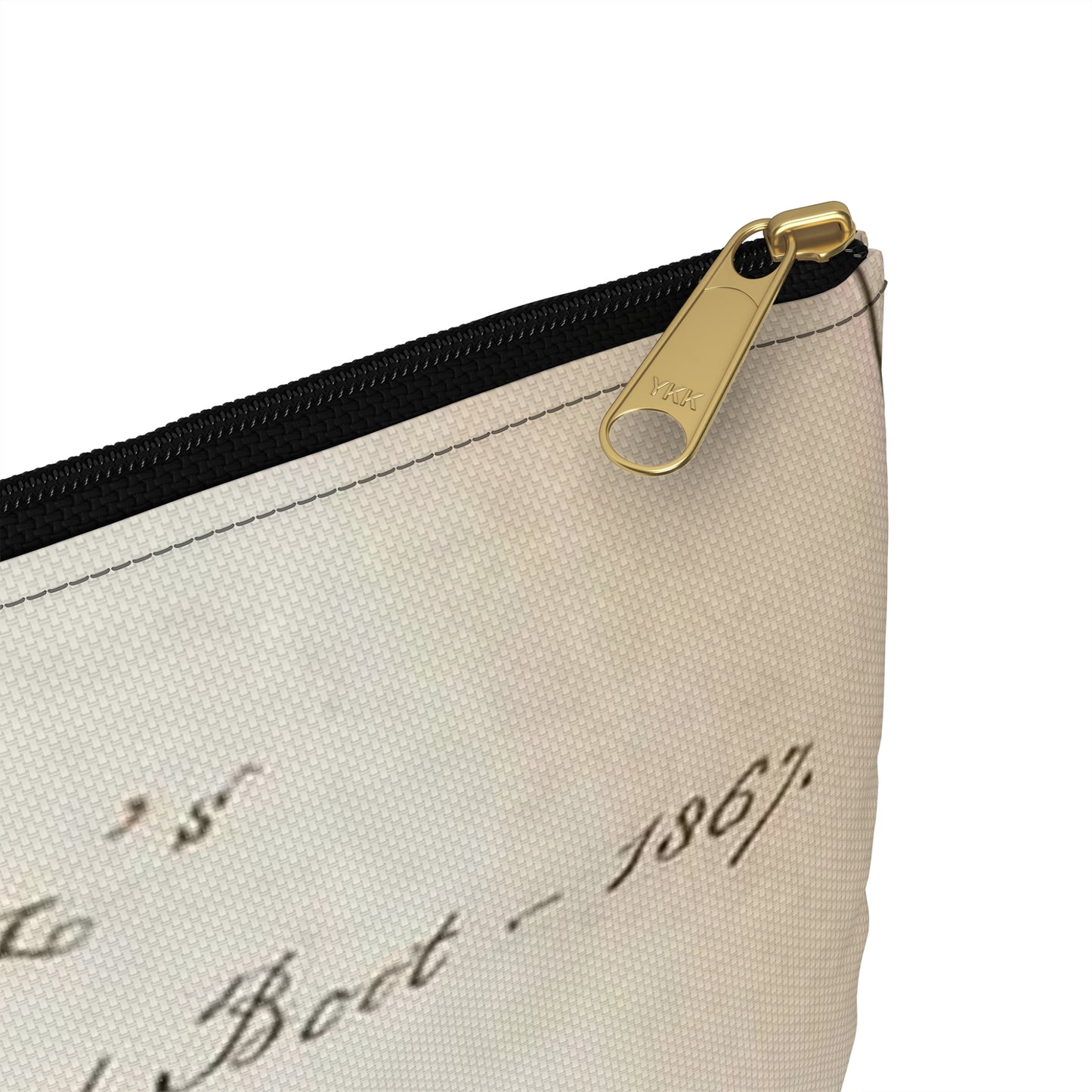 Patent drawing - Drawing of Improved Boot Public domain image Large Organizer Pouch with Black Zipper