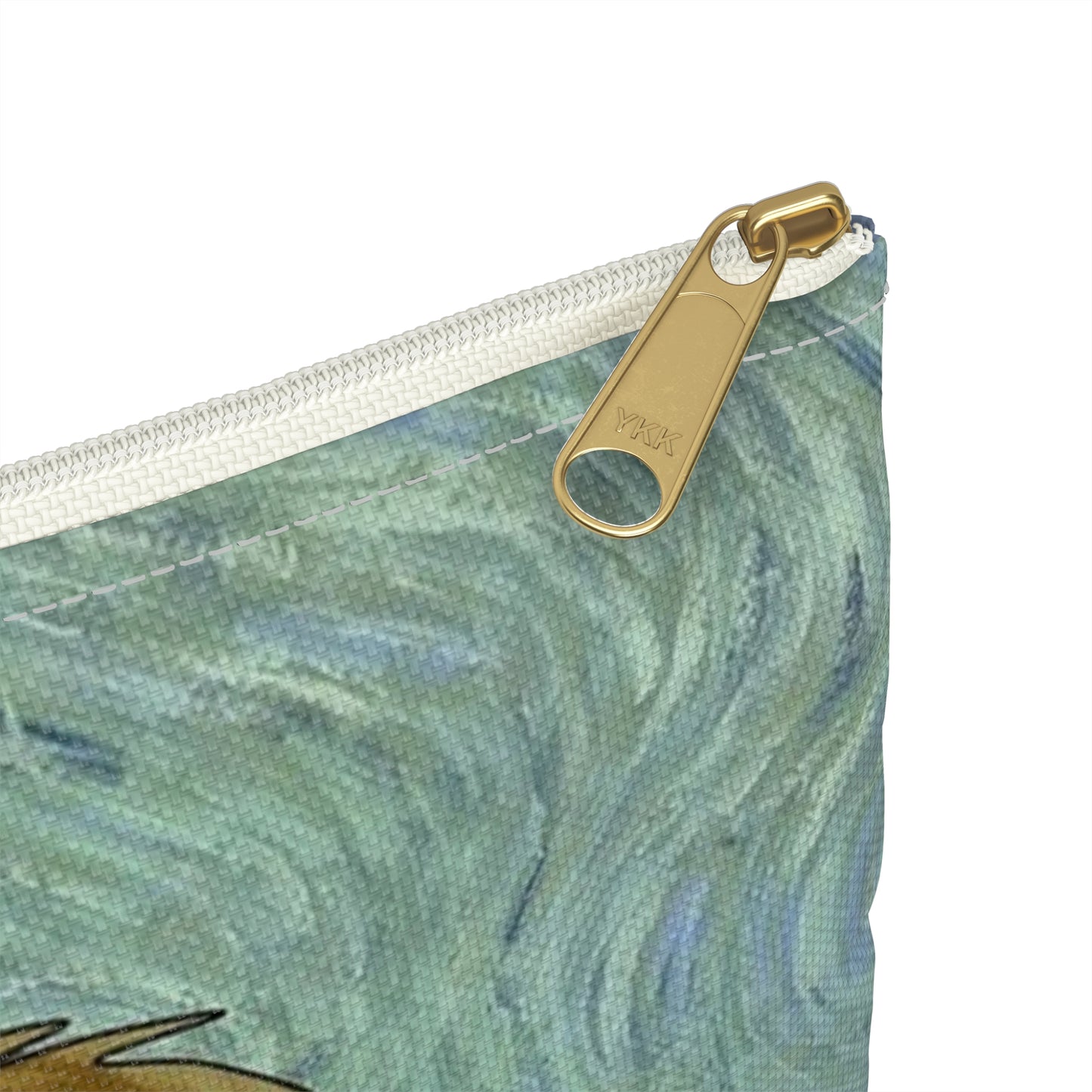 A painting of a man in a suit and tie. Van gogh illustration insanity. Large Organizer Pouch with Black Zipper