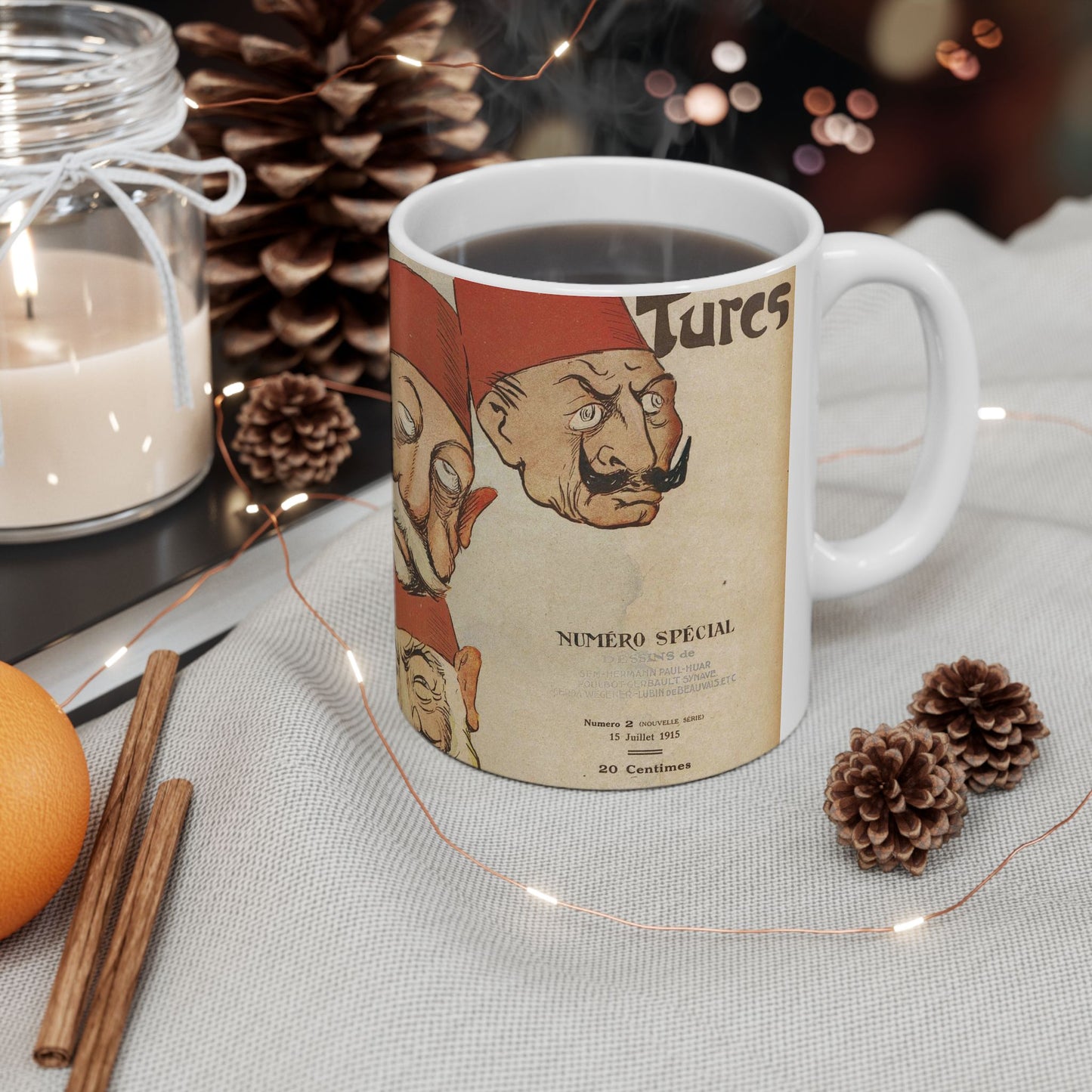 Georges Goursat - La Baïonnette numéro 2 couverture Beautiful Novelty Ceramic Coffee Mug 11oz
