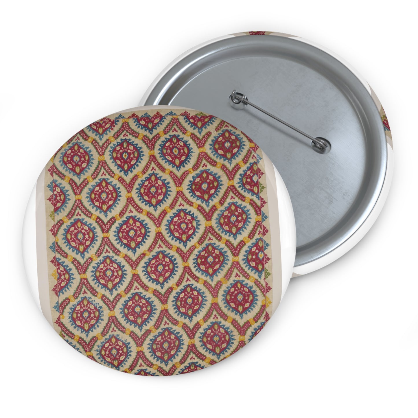 Turkish Cover, 15th century - Public domain dedication image Pin Buttons with Crisp Design