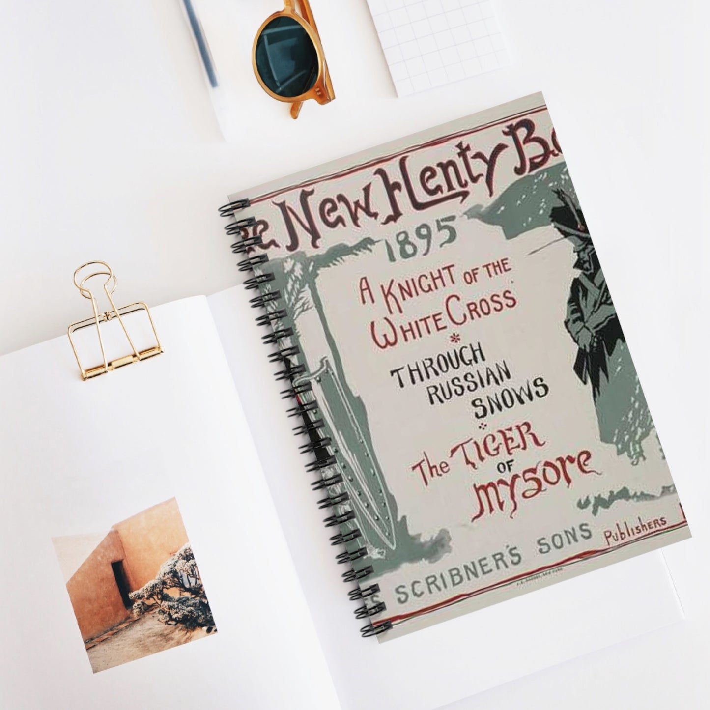 Three new Henty books., Art Nouveau Poster Spiral Bound Ruled Notebook with Printed Cover