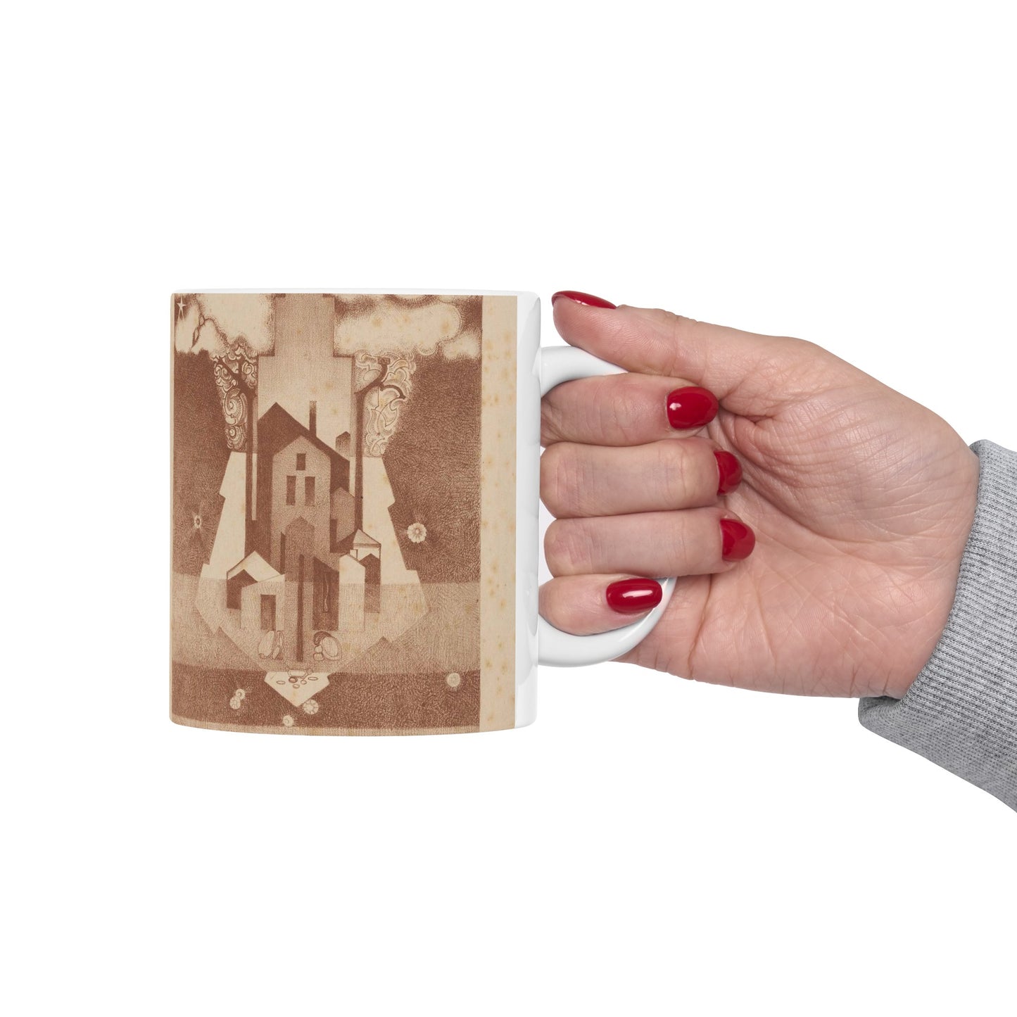 Jac Jongert - Decoratief ontwerp voor een fabriek Beautiful Novelty Ceramic Coffee Mug 11oz