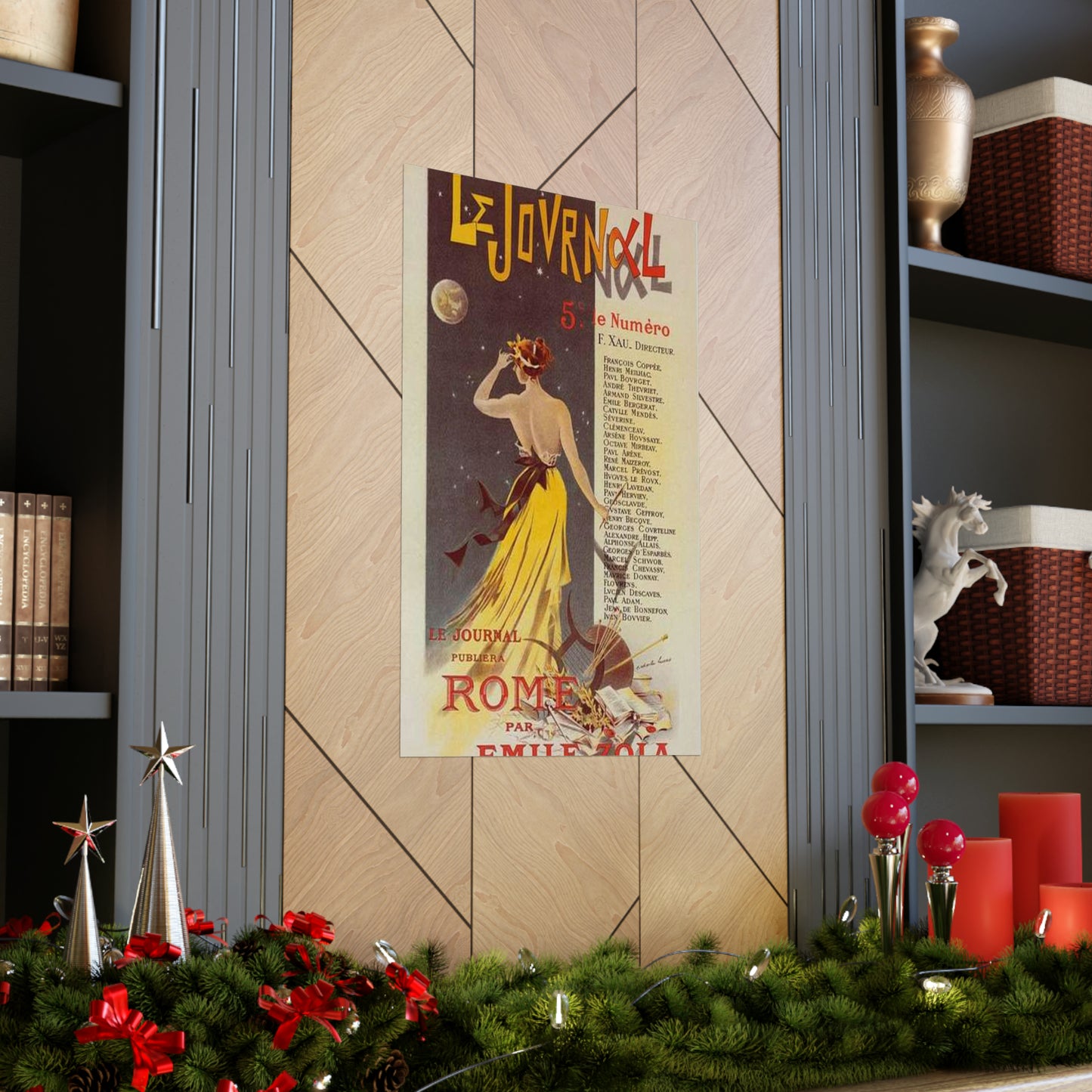 Affiche pour annoncer la publication de "Rome" dans Le Journal. High Quality Matte Wall Art Poster for Home, Office, Classroom