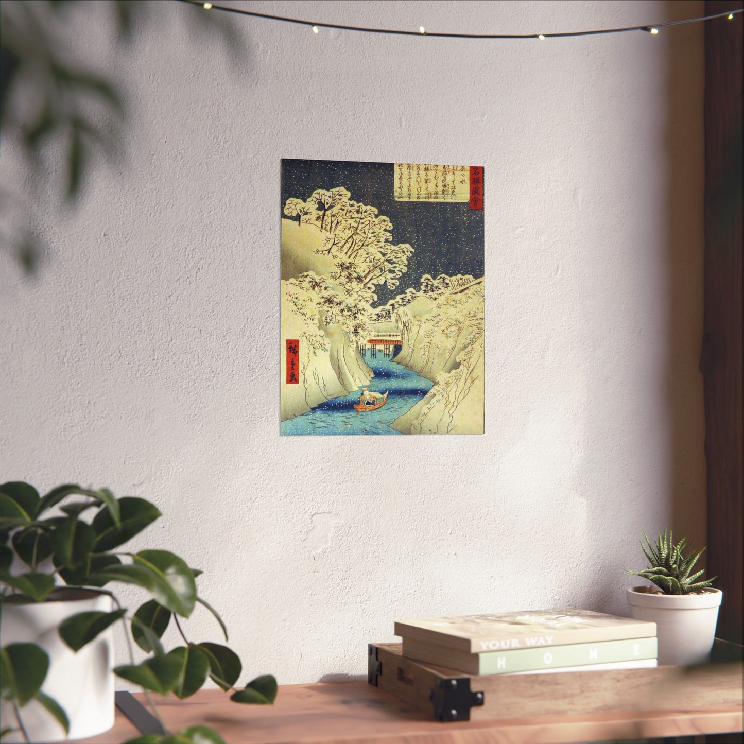 Utagawa Hiroshige - Ochanomizu (5765898008) High Quality Matte Wall Art Poster for Home, Office, Classroom