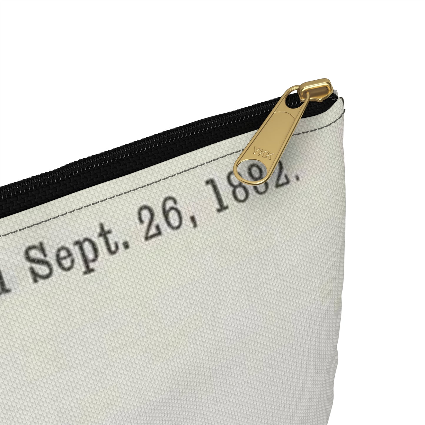 Patent drawing - for J. Sperry's Clothes Pin Public domain image Large Organizer Pouch with Black Zipper