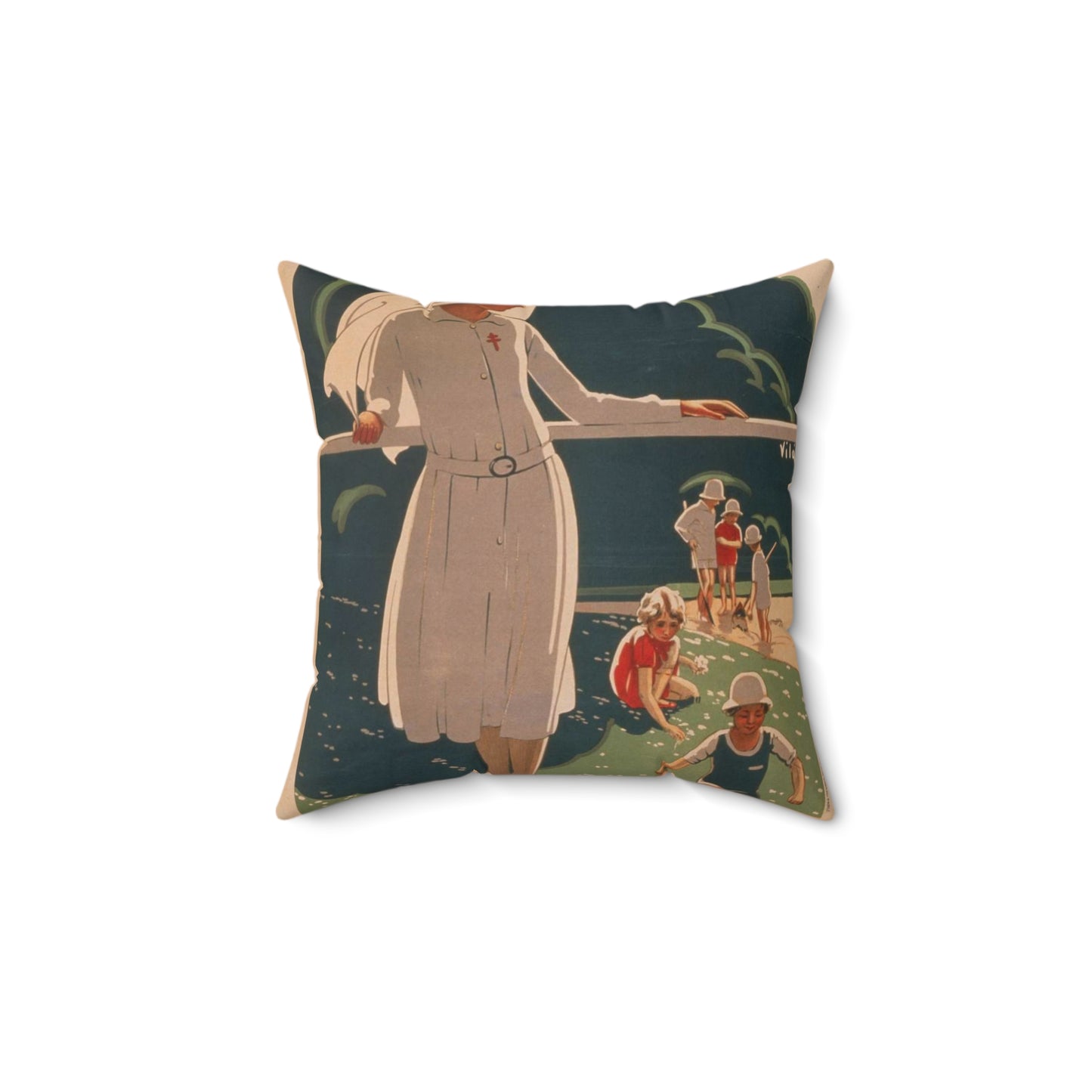 Achetez le timbre antituberculeux Decorative Accent Square Pillow