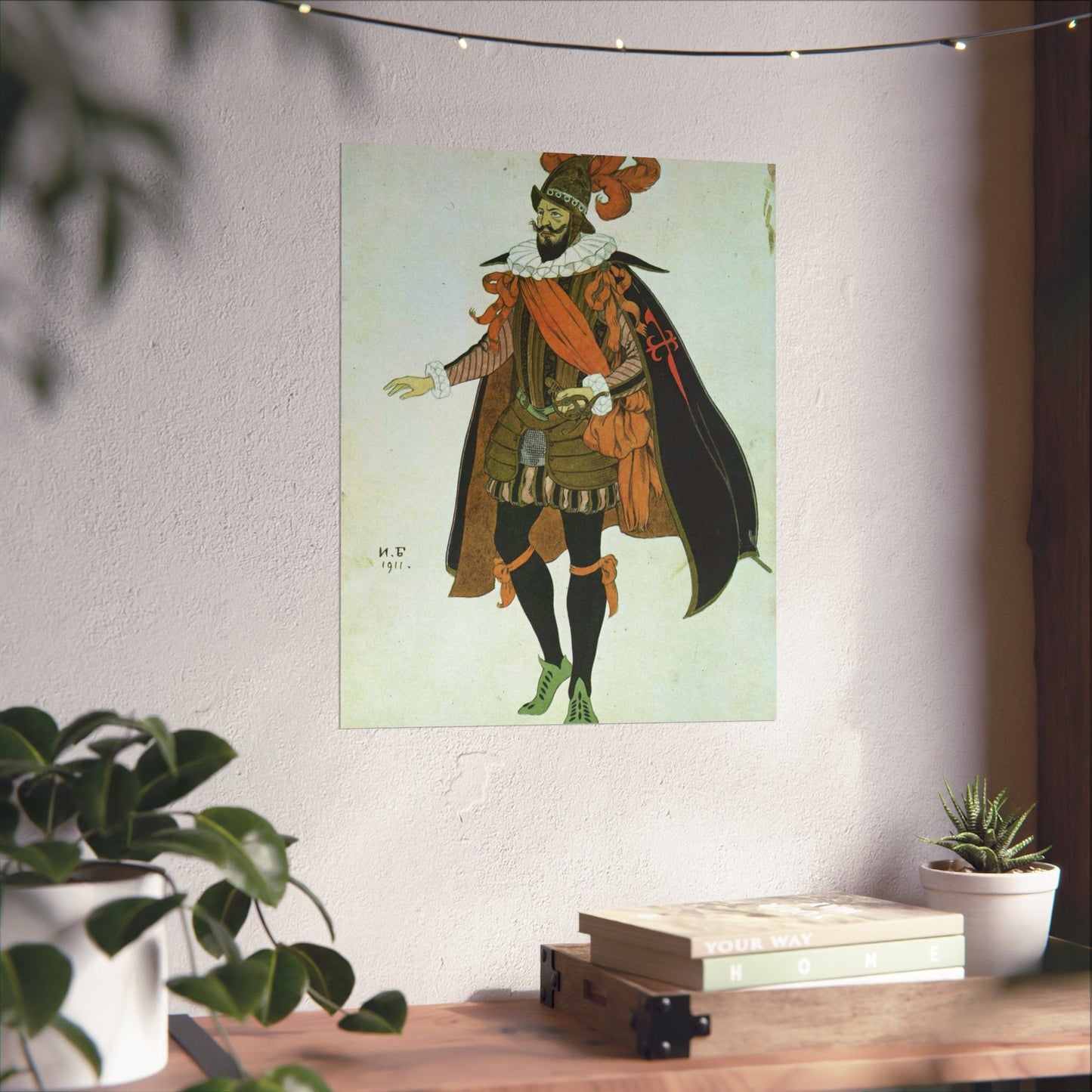 Bilibin Comandor - Art nouveau public domain image High Quality Matte Wall Art Poster for Home, Office, Classroom