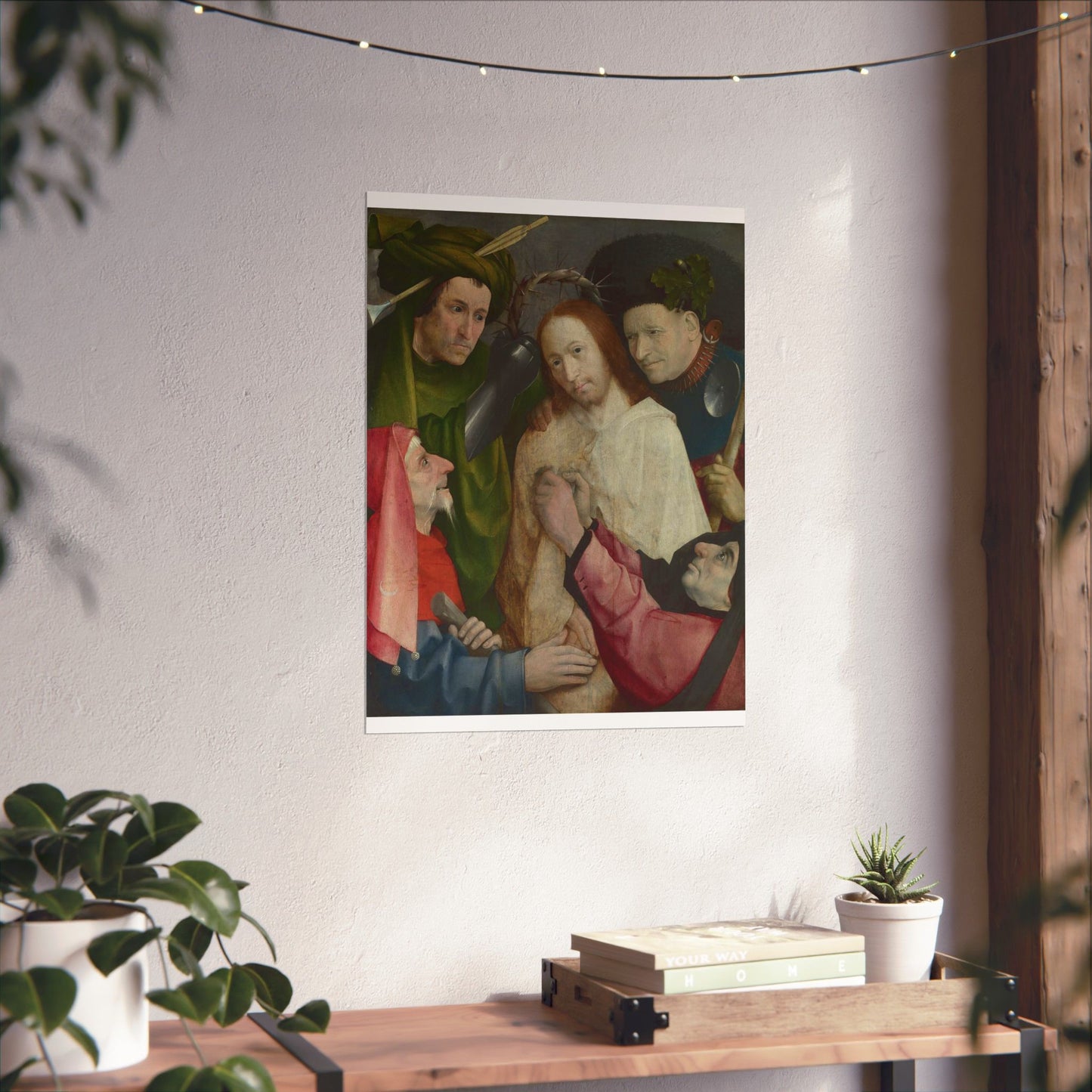 Hieronymus Bosch - Christ Mocked (The Crowning with Thorns) - Google Art Project High Quality Matte Wall Art Poster for Home, Office, Classroom