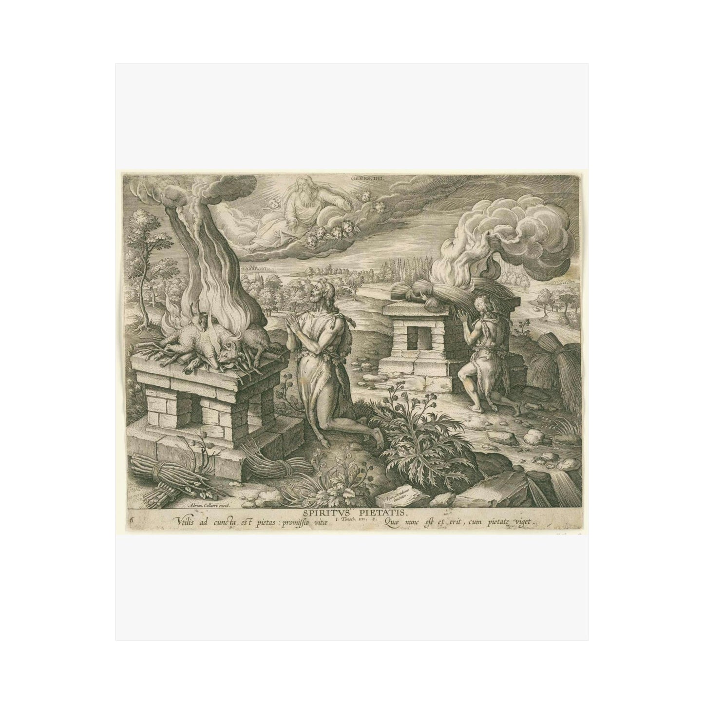 Offer van Abel: de gave van godsdienstigheid High Quality Matte Wall Art Poster for Home, Office, Classroom