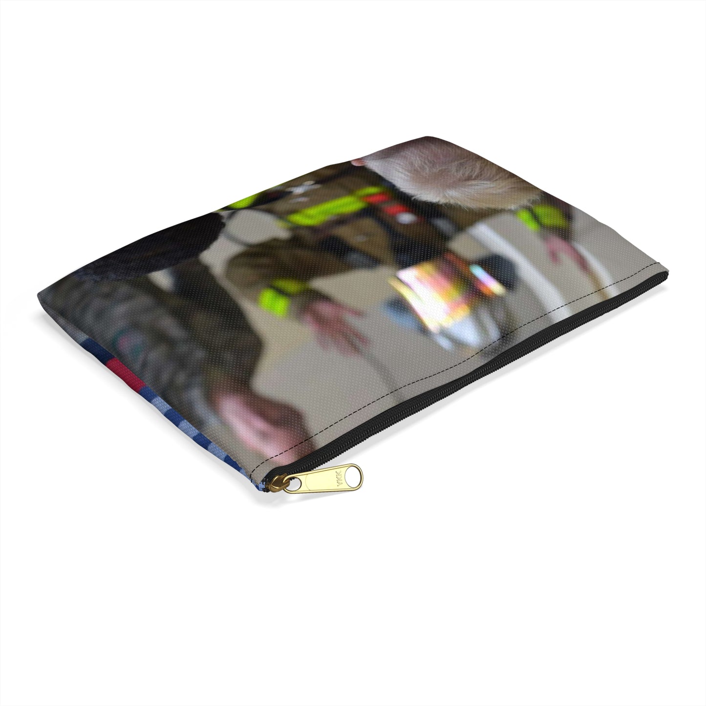 Students from Samuel P. Langley Elementary School, Large Organizer Pouch with Black Zipper
