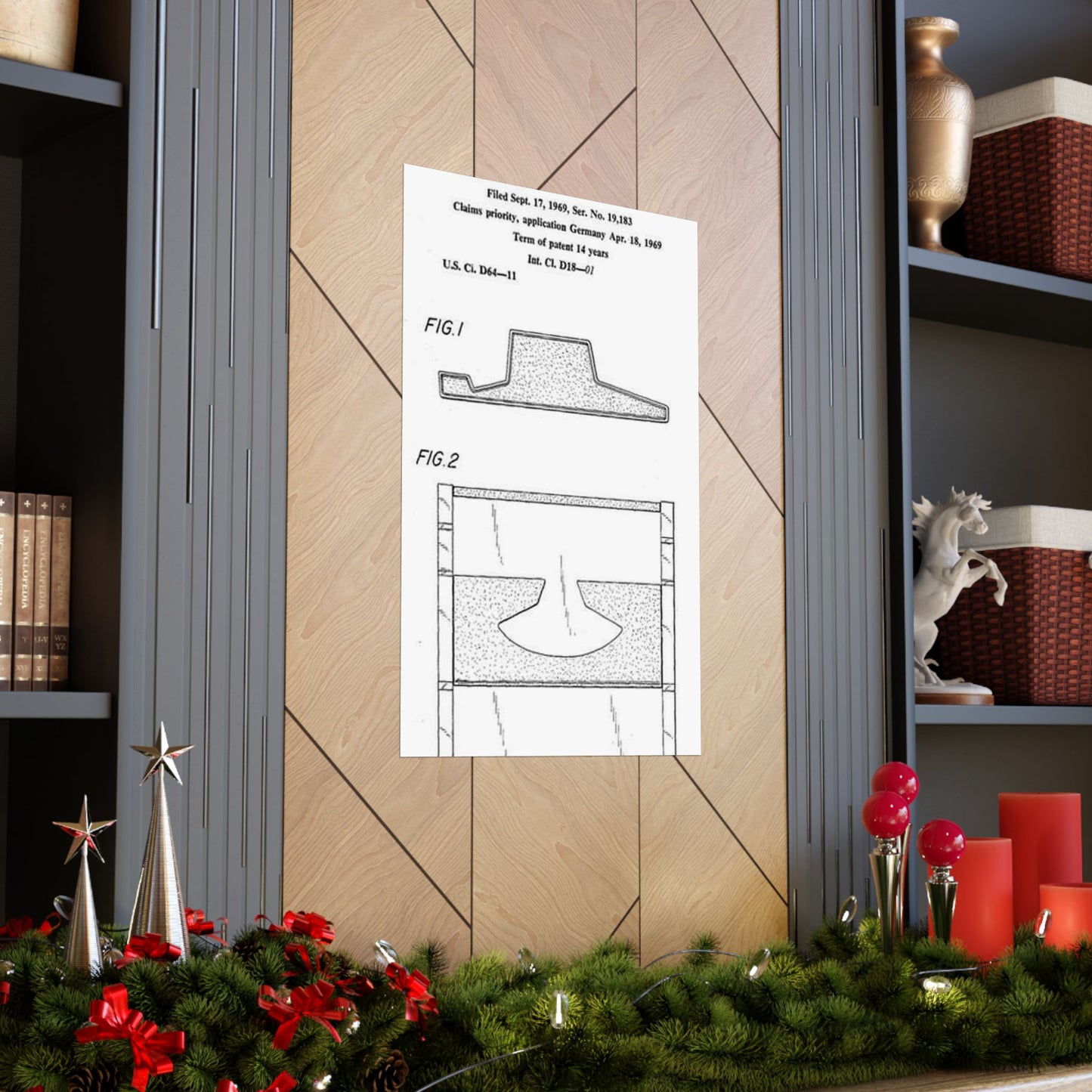 Patent drawing - Olympia-Traveller - . Public domain image High Quality Matte Wall Art Poster for Home, Office, Classroom