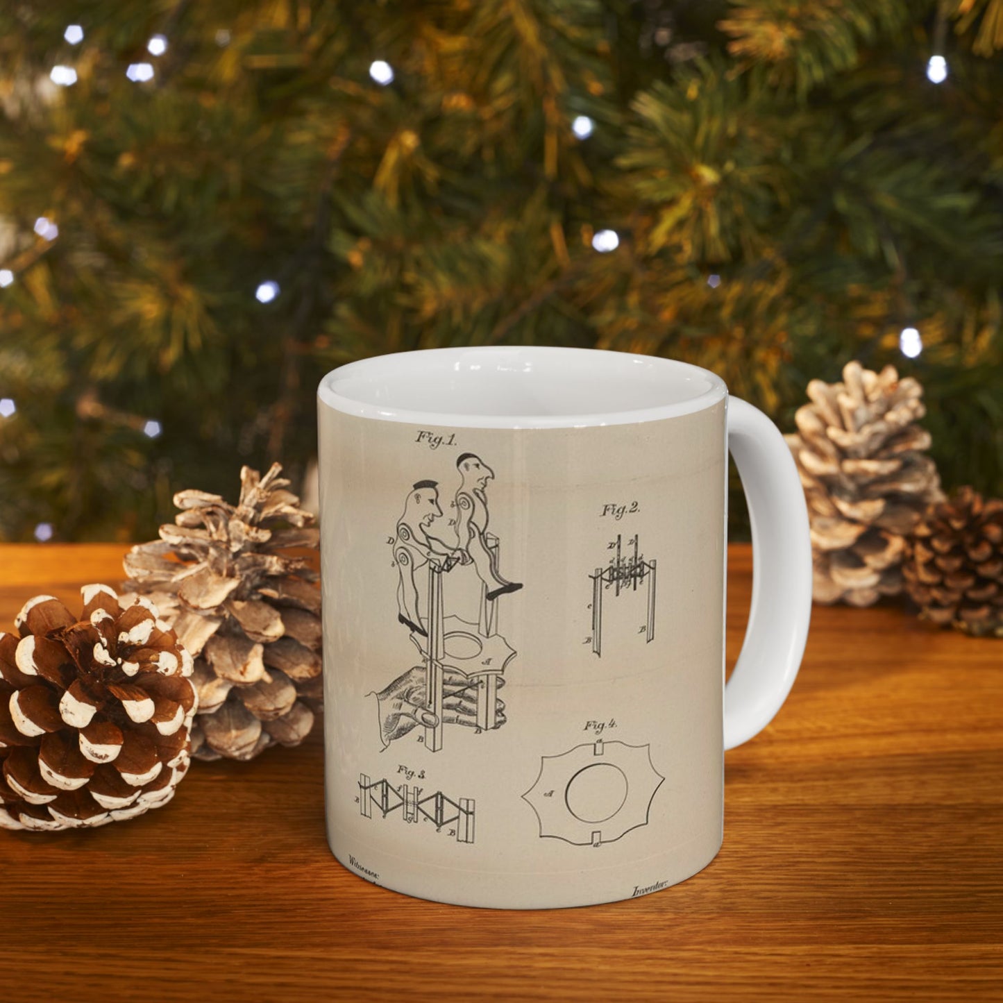 Patent drawing - for a Toy Gymnast Public domain image Beautiful Novelty Ceramic Coffee Mug 11oz