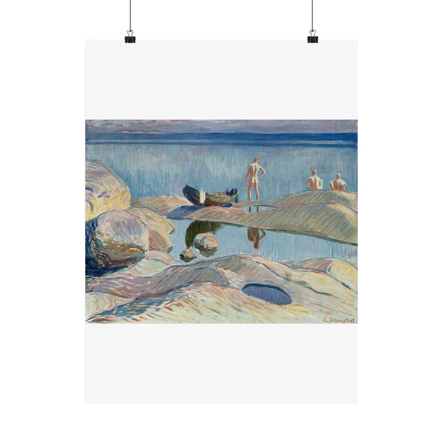 Väinö Blomstedt - Archipelago View High Quality Matte Wall Art Poster for Home, Office, Classroom