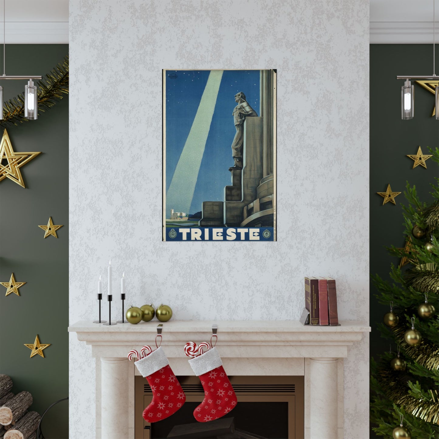 Trieste. Vintage Travel Posters, 1920s-1930s High Quality Matte Wall Art Poster for Home, Office, Classroom