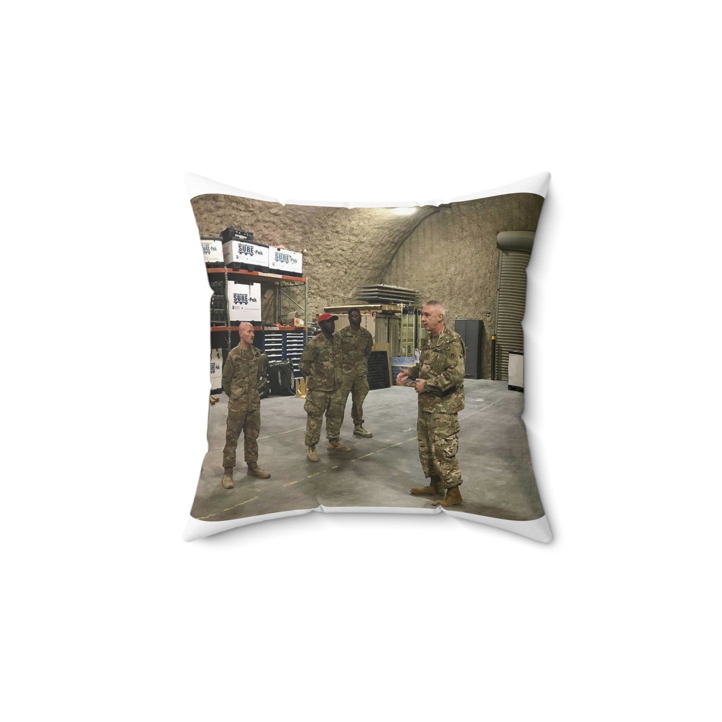 Maj. Gen. John P. Sullivan, commanding general of the Decorative Accent Square Pillow