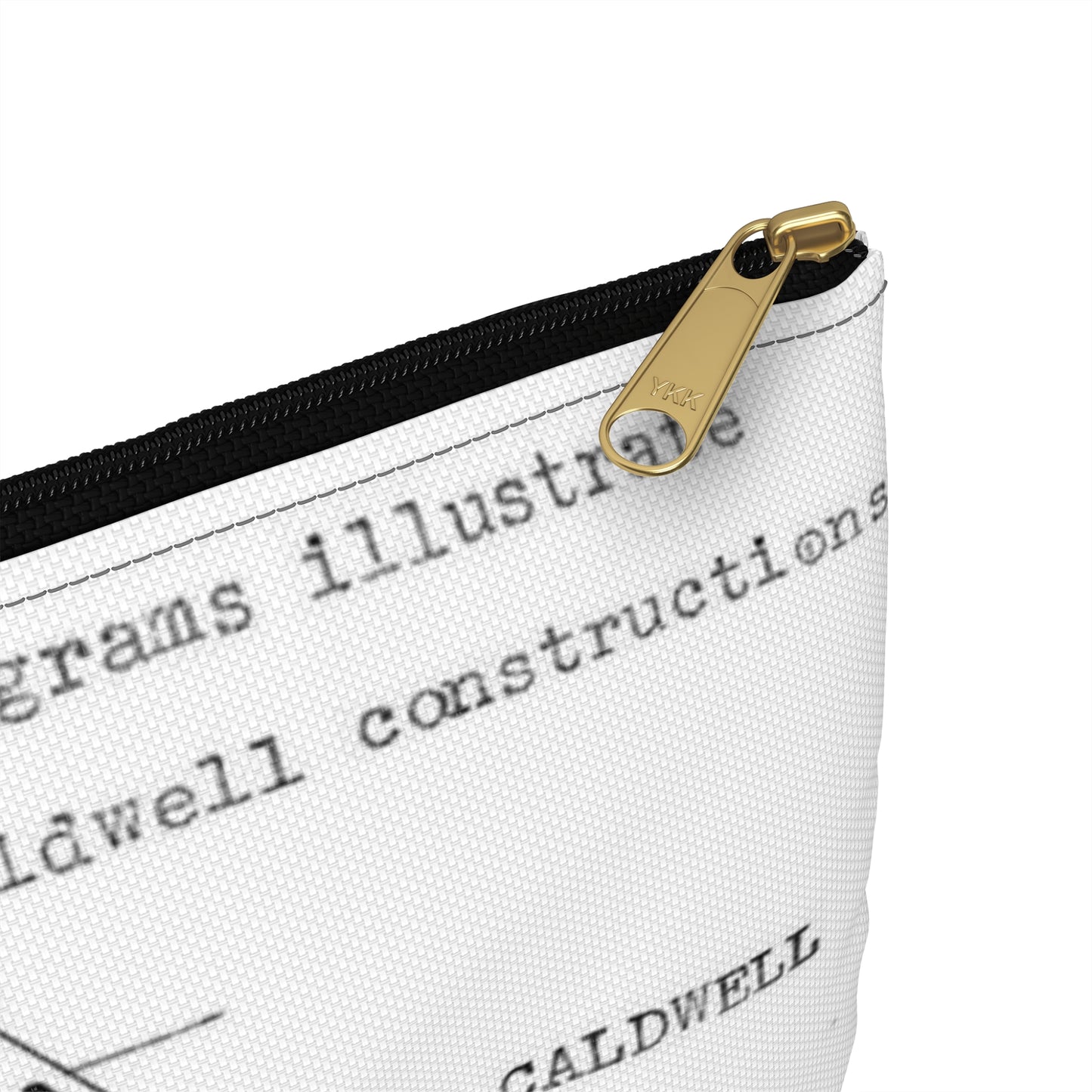 Patent Case File No. 2,298,194, Birdproofing, Inventor- Frederick W. Caldwell. - DPLA - 74c301010ed26c59dcbf62dd3cb26c47 (page 52) Large Organizer Pouch with Black Zipper