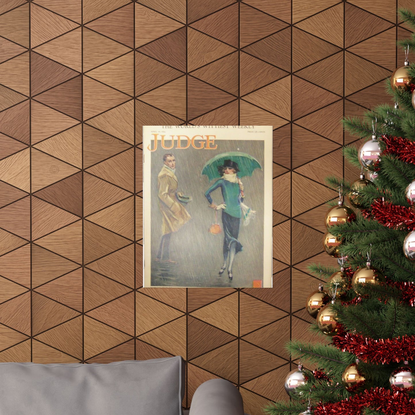 JudgeMagazine19Apr1924 - Art Deco public domain image High Quality Matte Wall Art Poster for Home, Office, Classroom